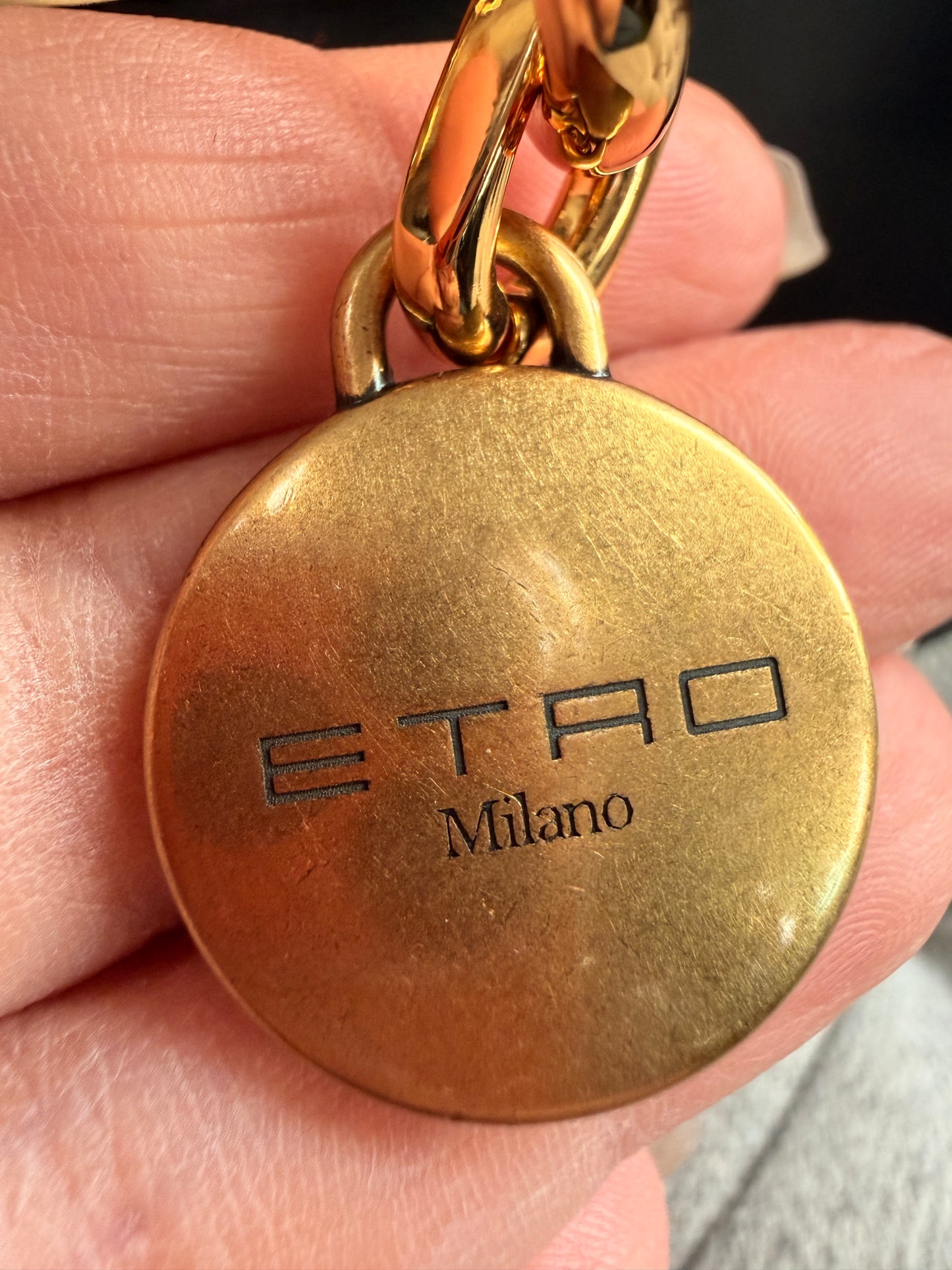 ETRO Small Vela in Black with Gold Hardware