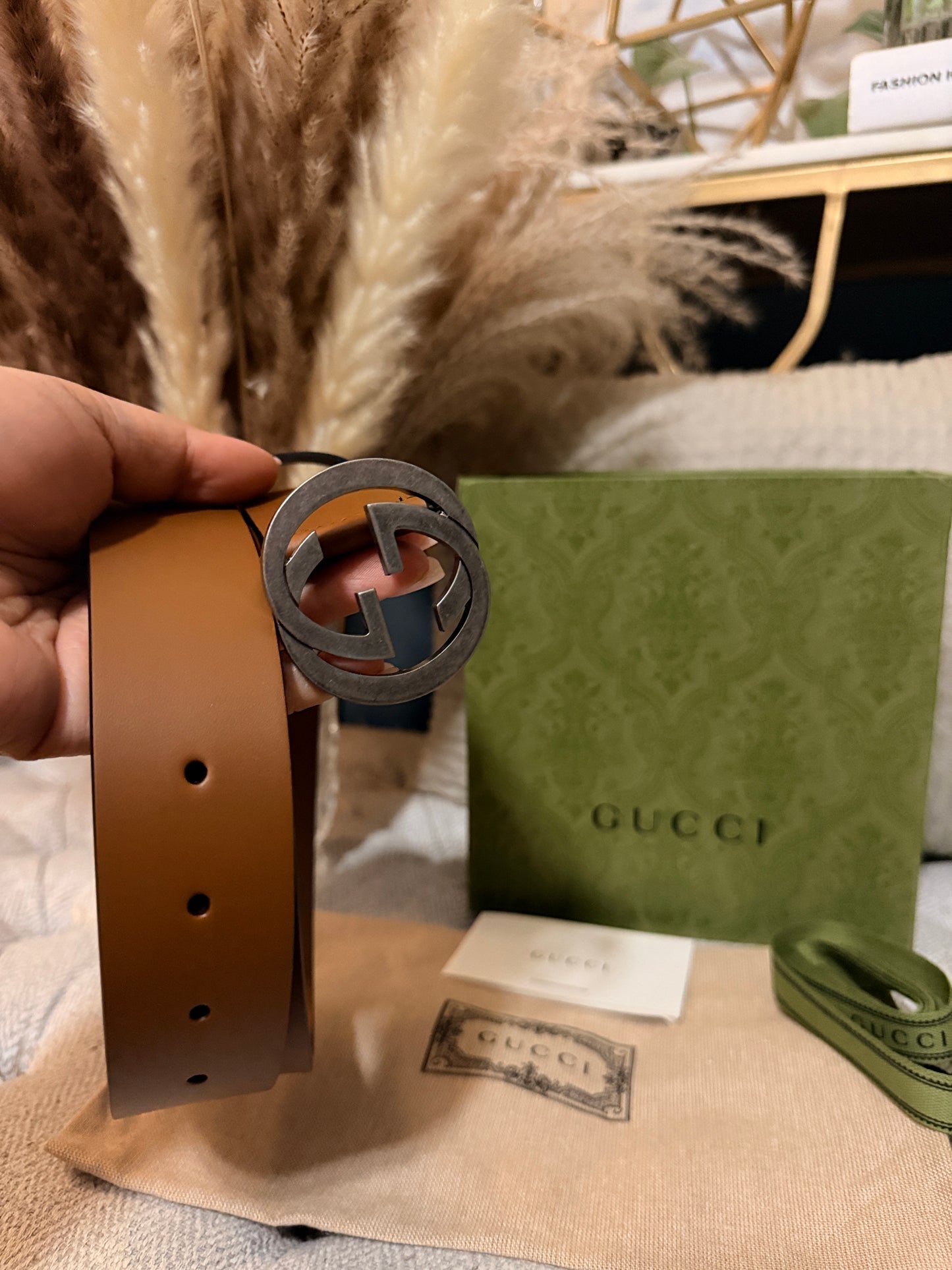 Gucci Interlocking Belt sz95 BRAND NEW