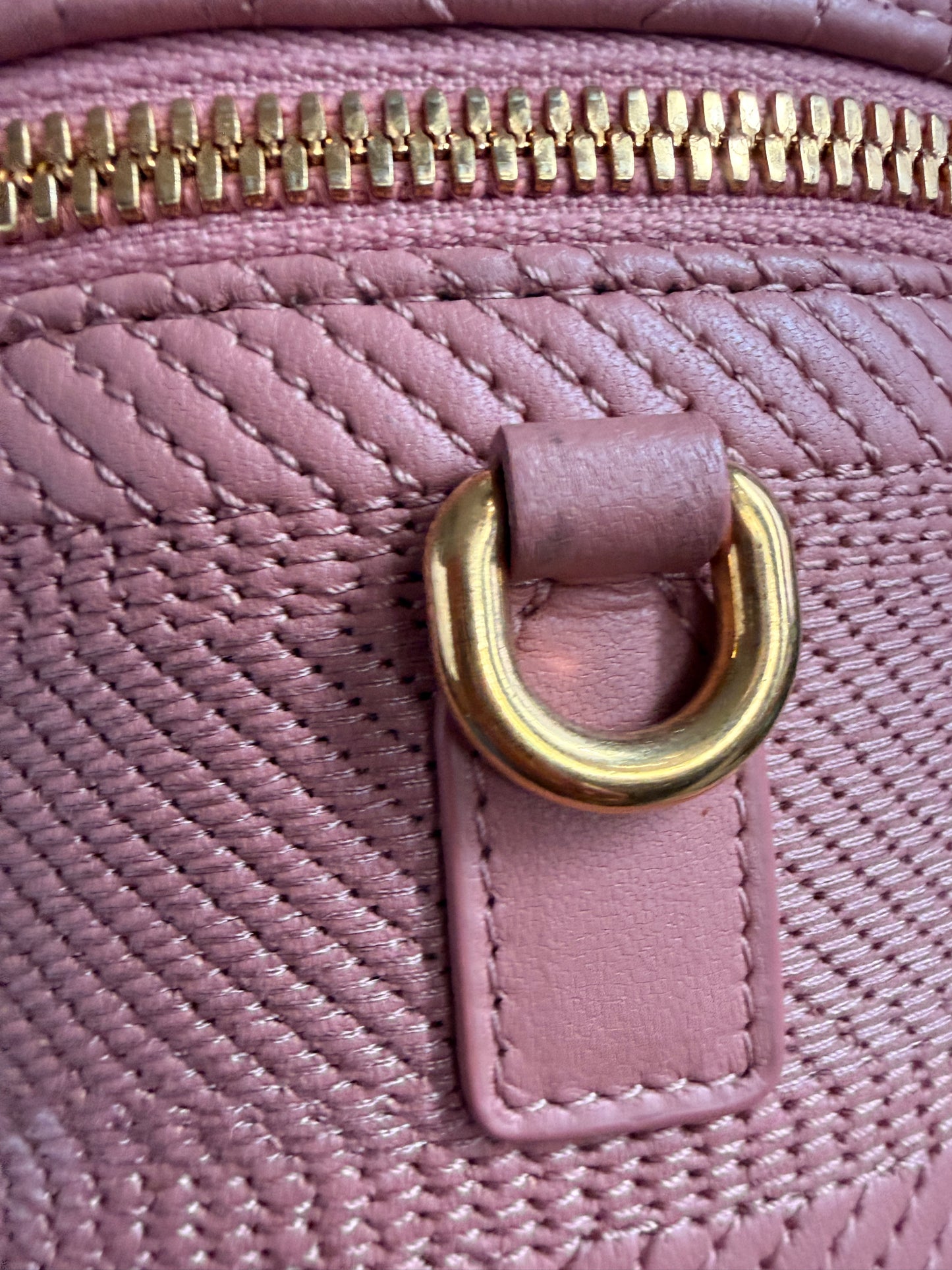 Christian Dior Lambskin Cannage Small Vanity Case