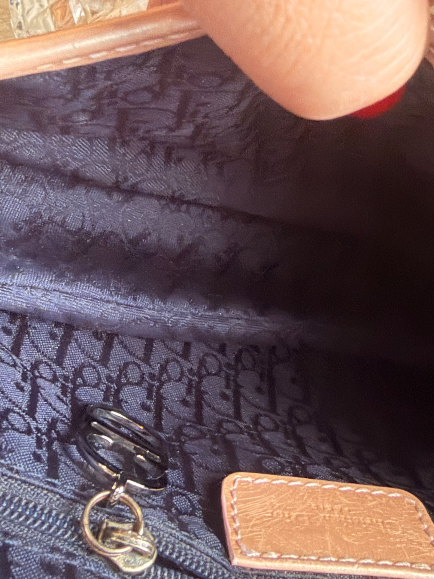DIOR Vintage Denim Saddle in Medium