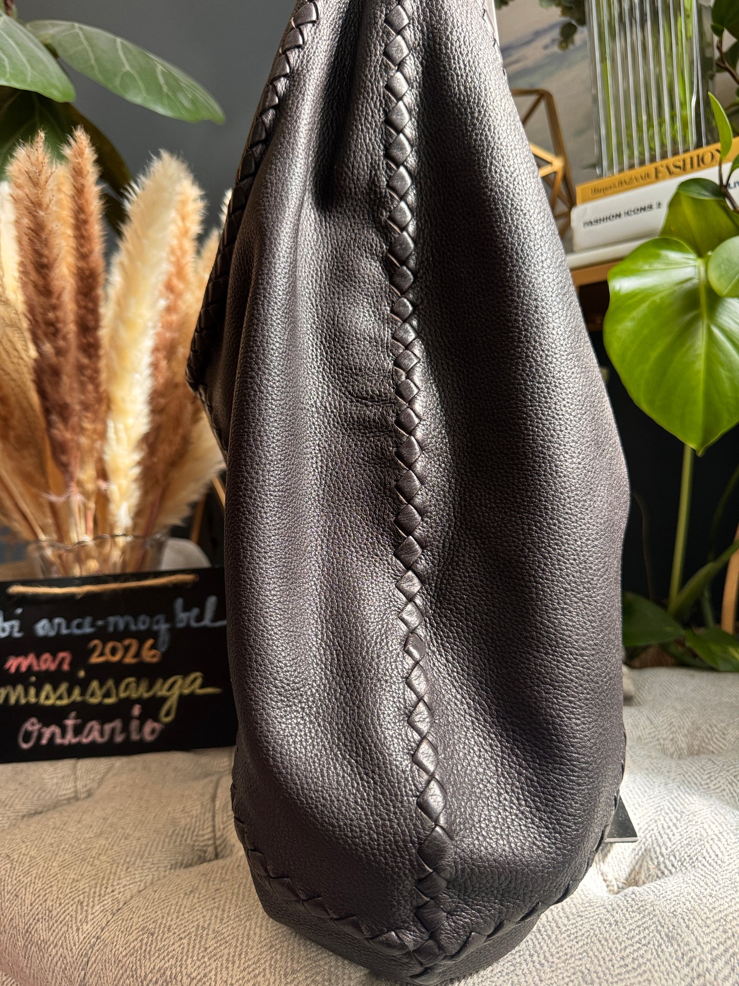 Bottega Veneta Cervo Leather Hobo Bag