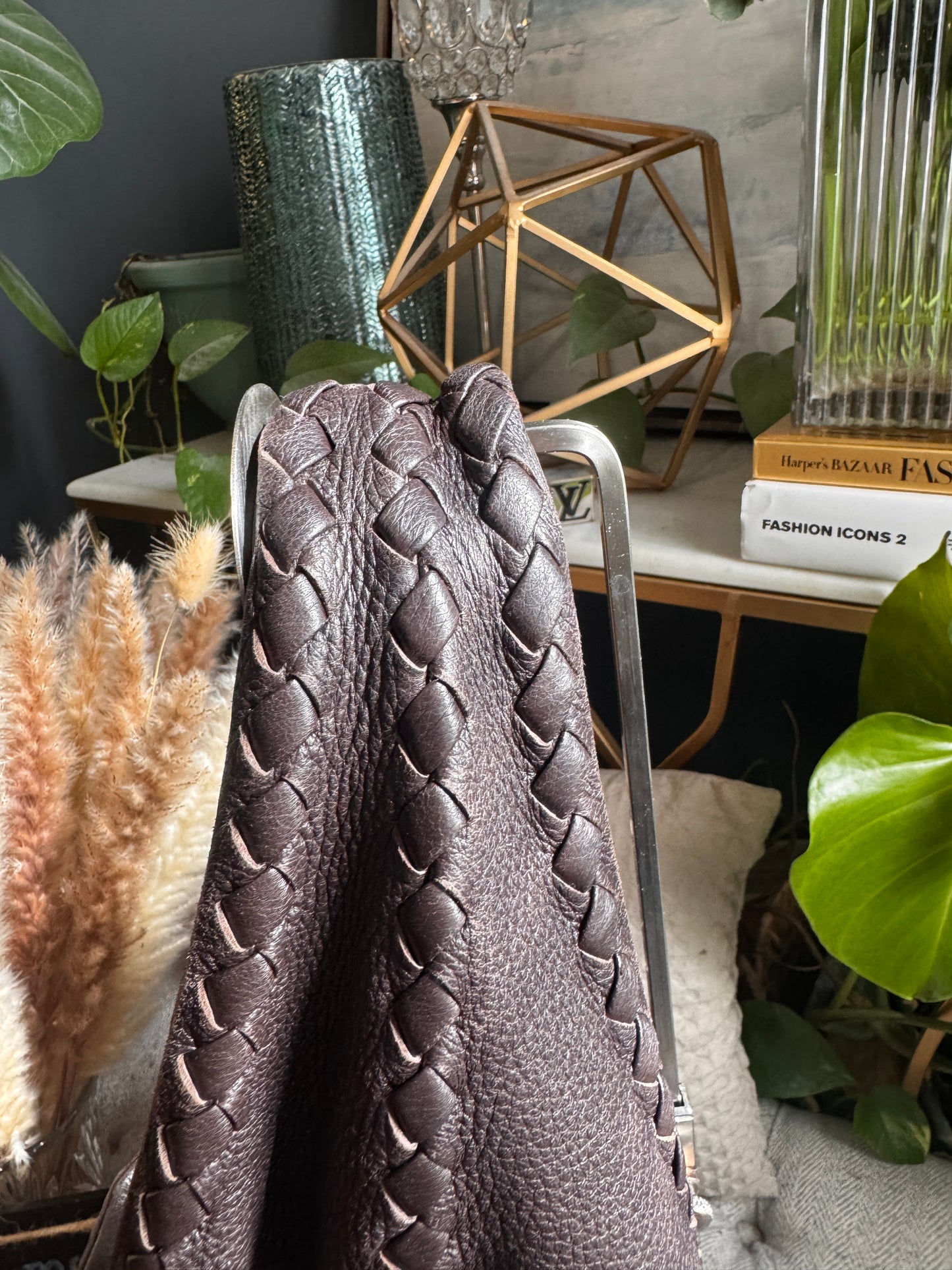 Bottega Veneta Cervo Leather Hobo Bag