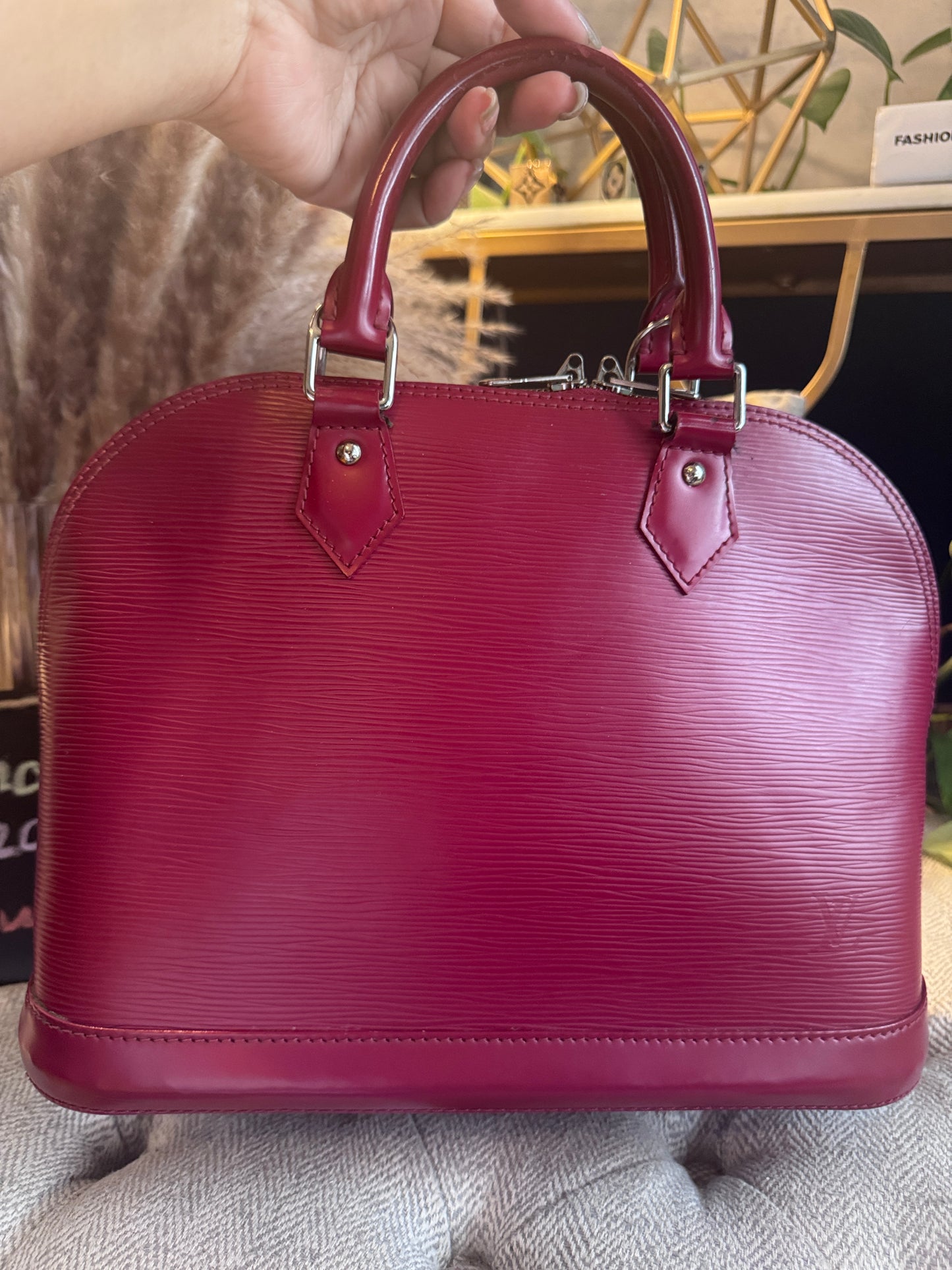 Louis Vuitton Epi Alma PM -New Model (with feet)