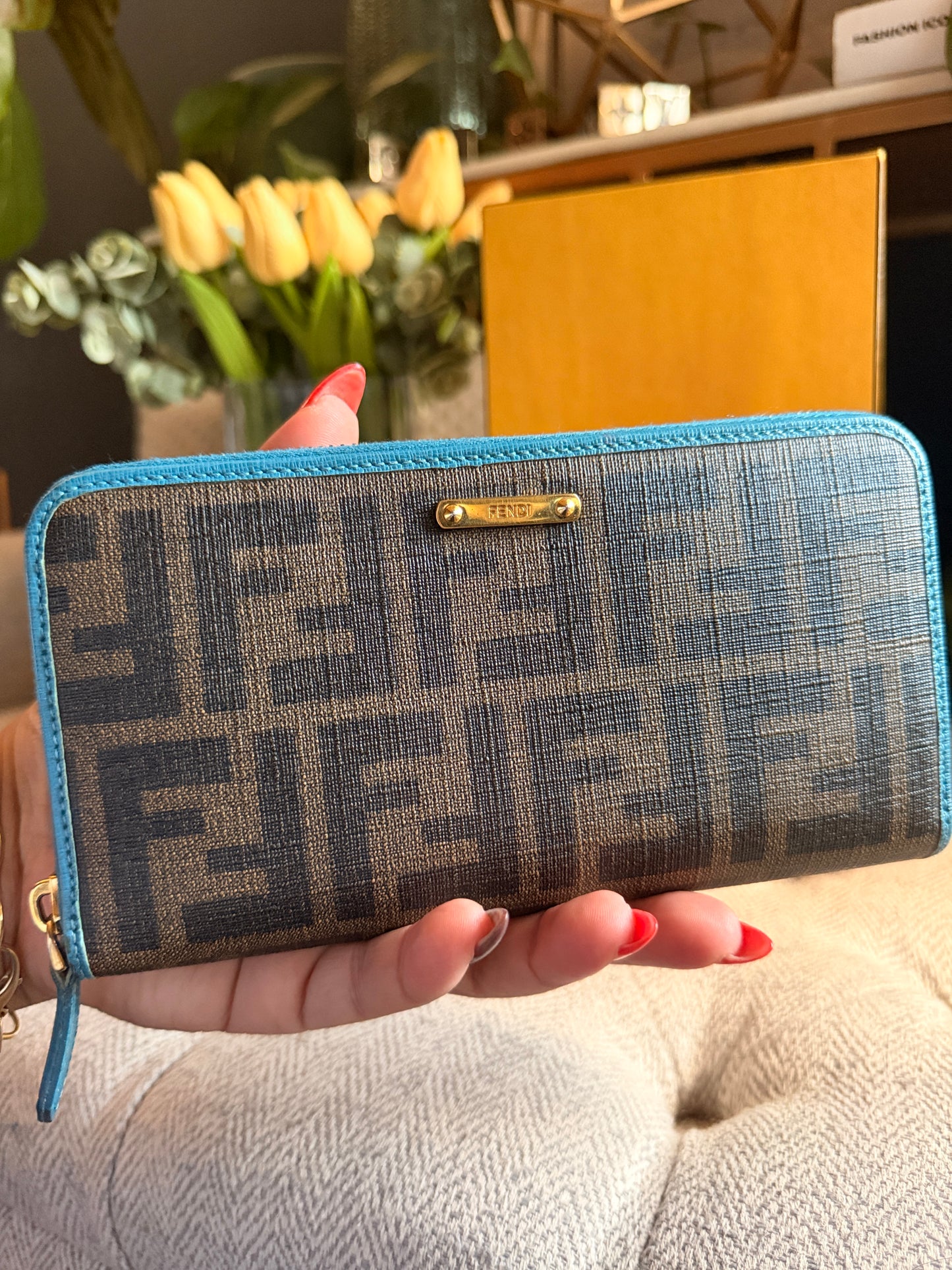 Fendi Zucca Zippy