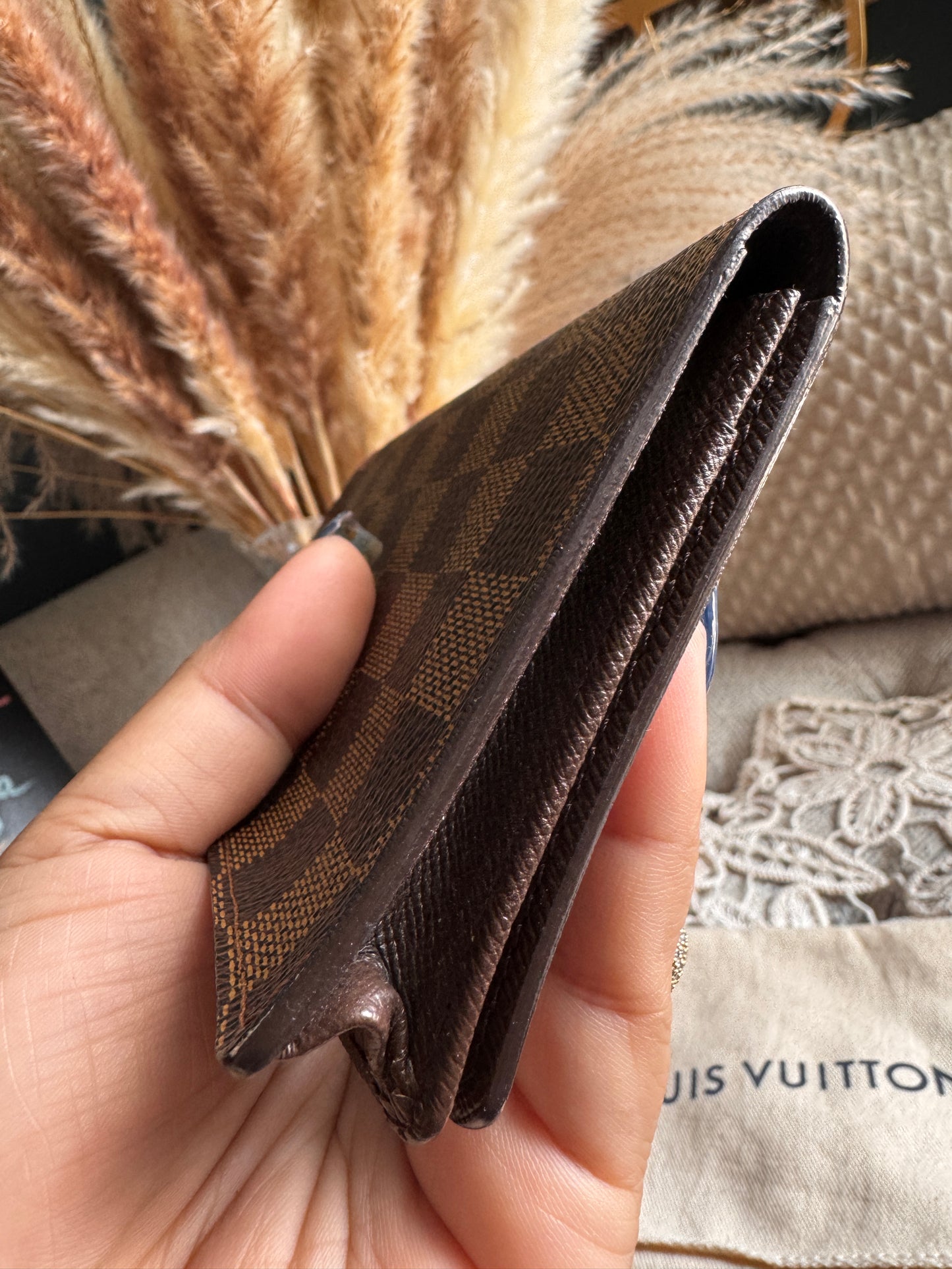 Louis Vuitton Damier Ebene Vintage Bifold