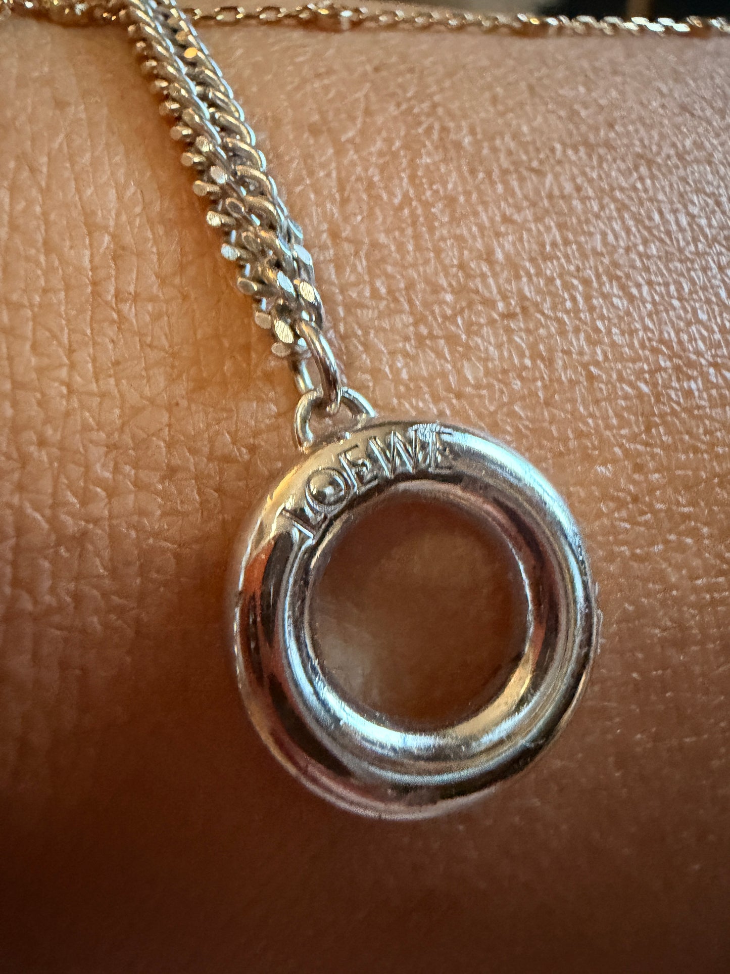 LOEWE Sterling Silver Anagram Toggle Bracelet