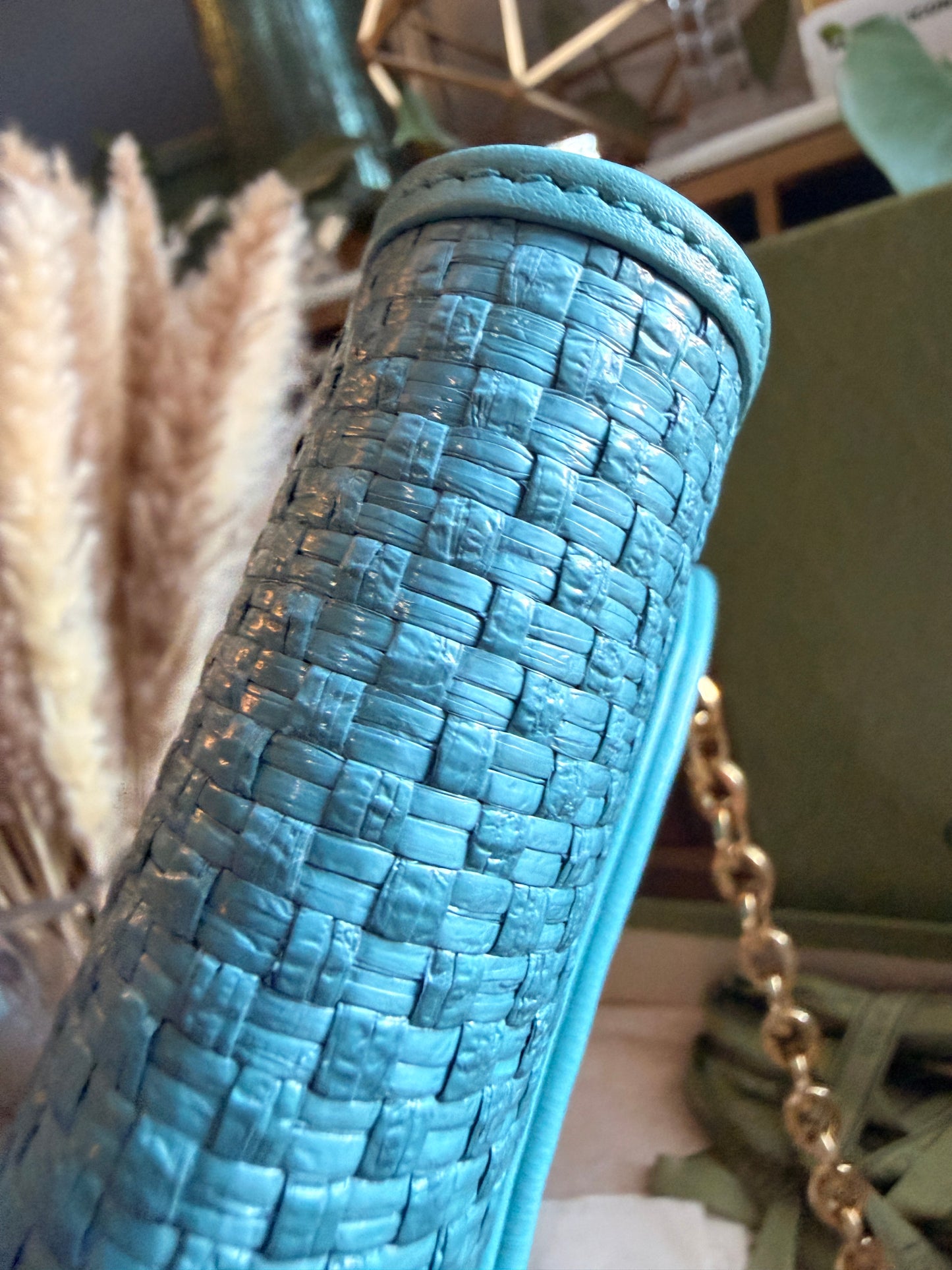 Gucci 1955 Horsebit Raffia Bag-NEW in Box