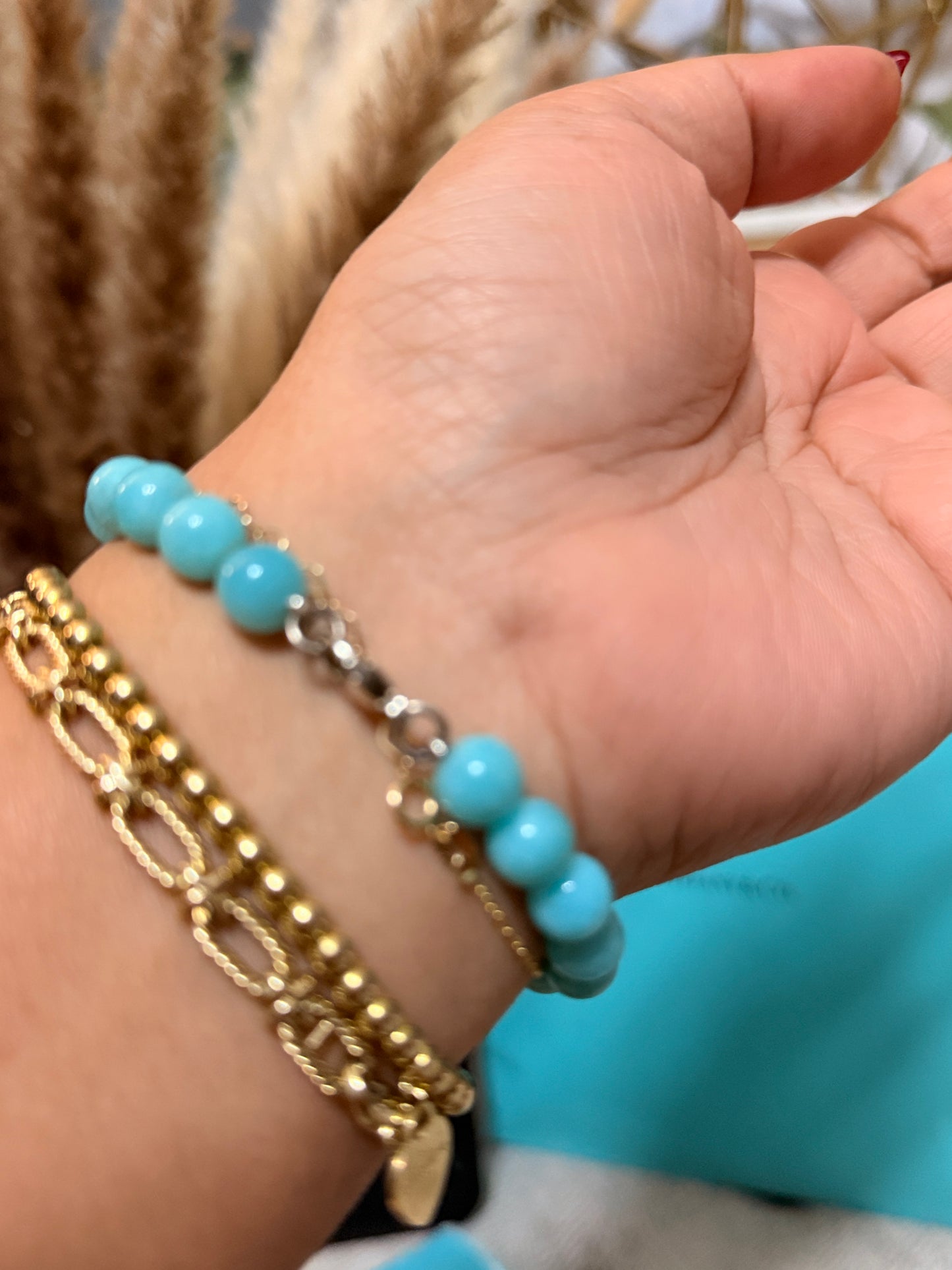 Tiffany&Co Amazonite 8mm Bracelet