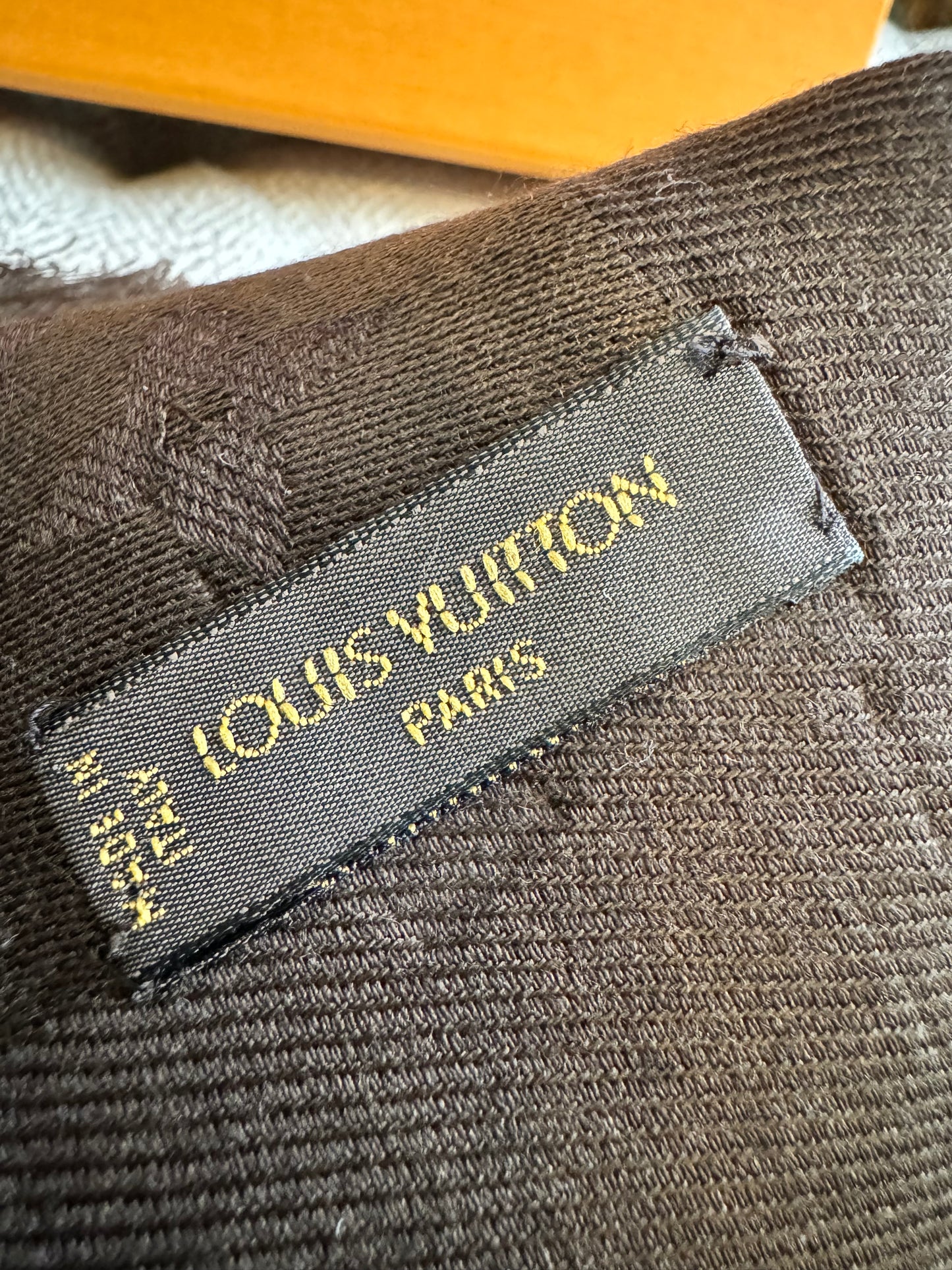 Louis Vuitton Dark Brown Monogram Shawl