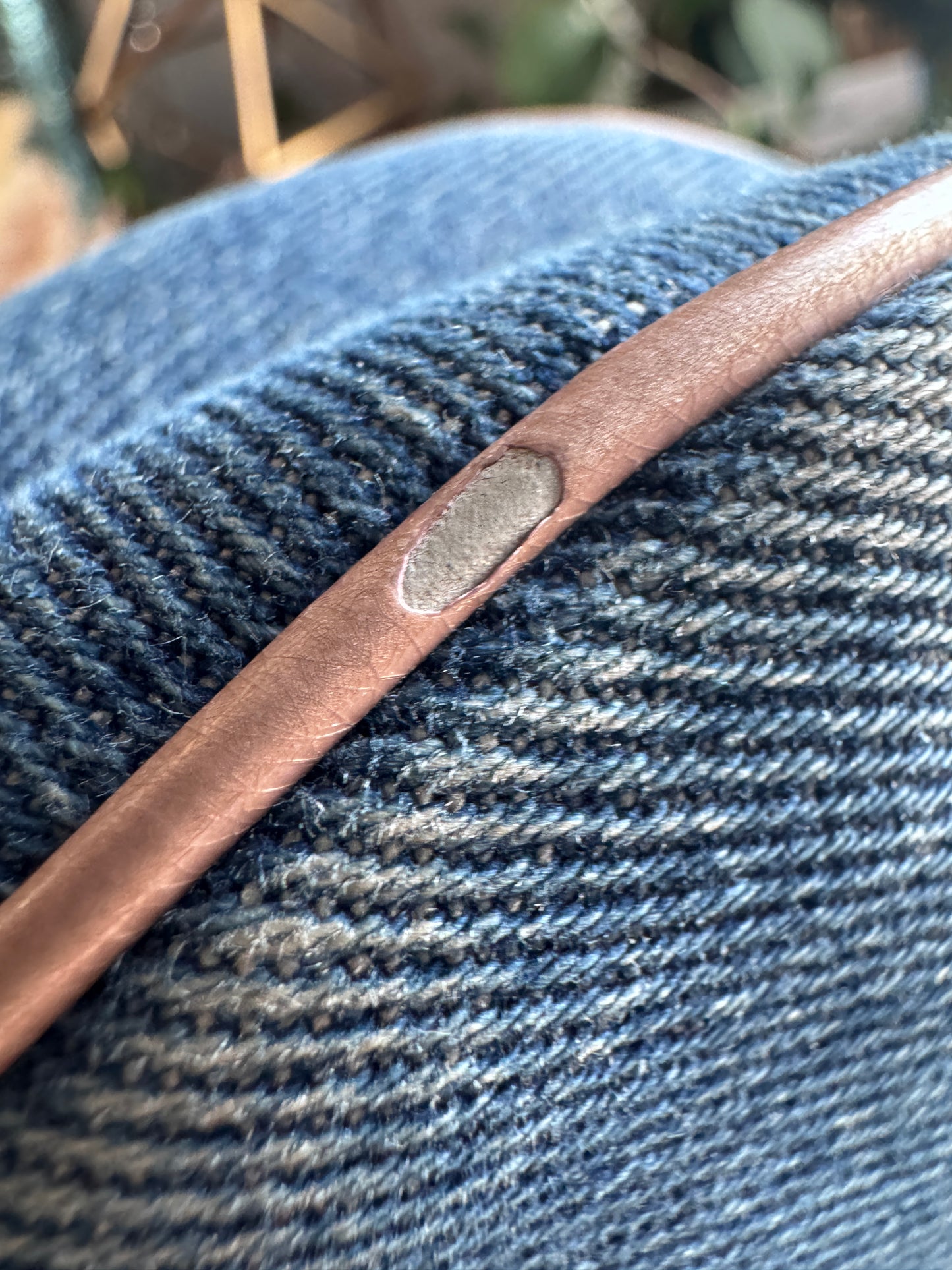 Dior Vintage Denim Saddle