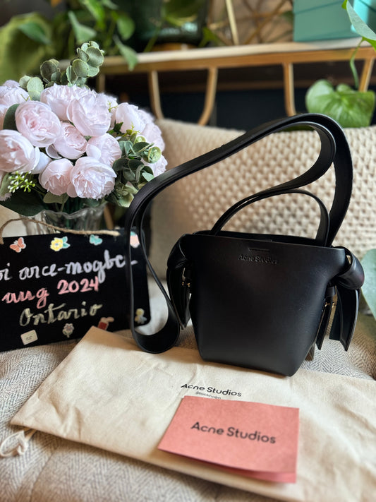 Acne Studios Micro Musubi in Black