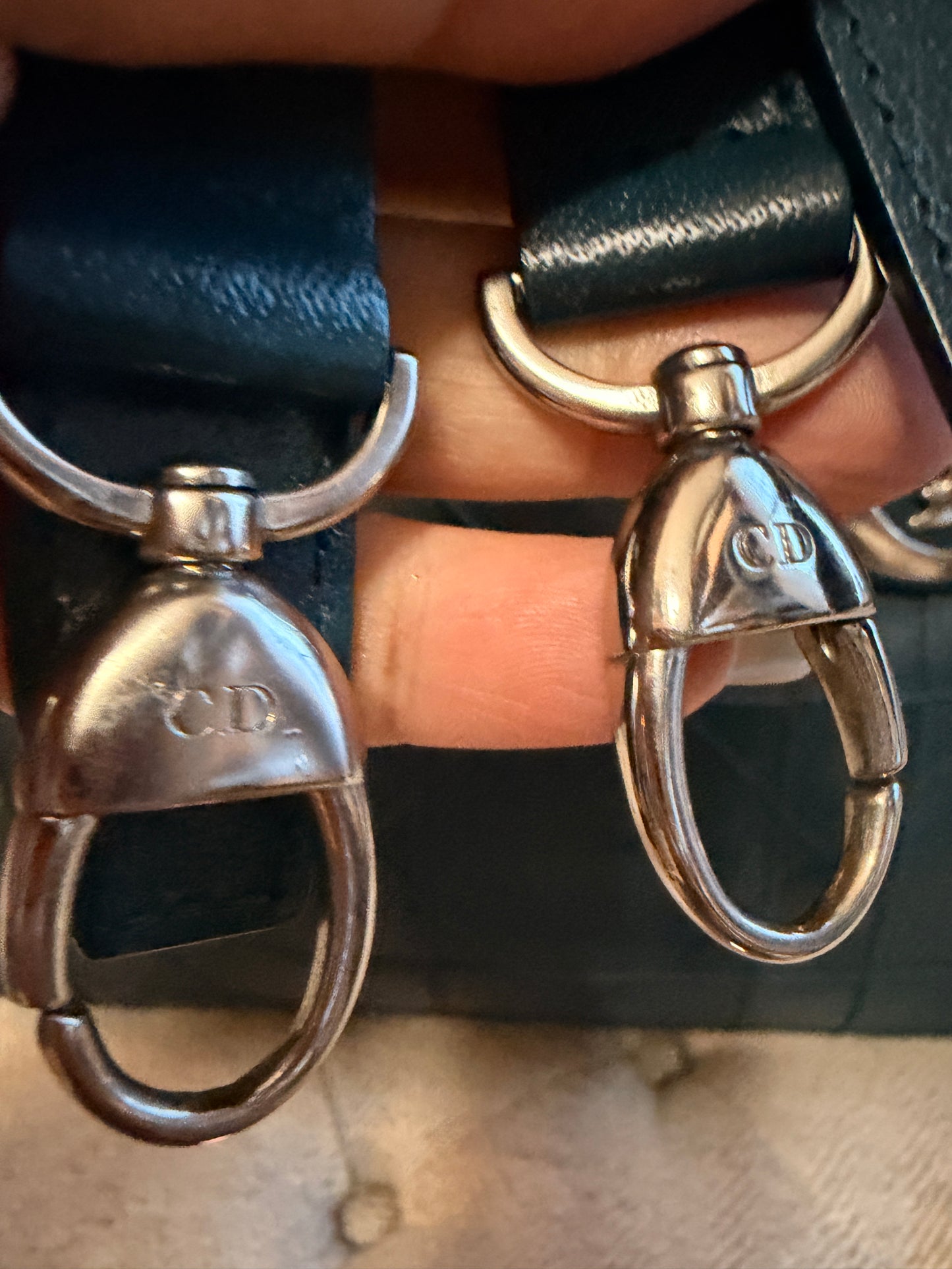 Dior Granville Leather Boston Bag
