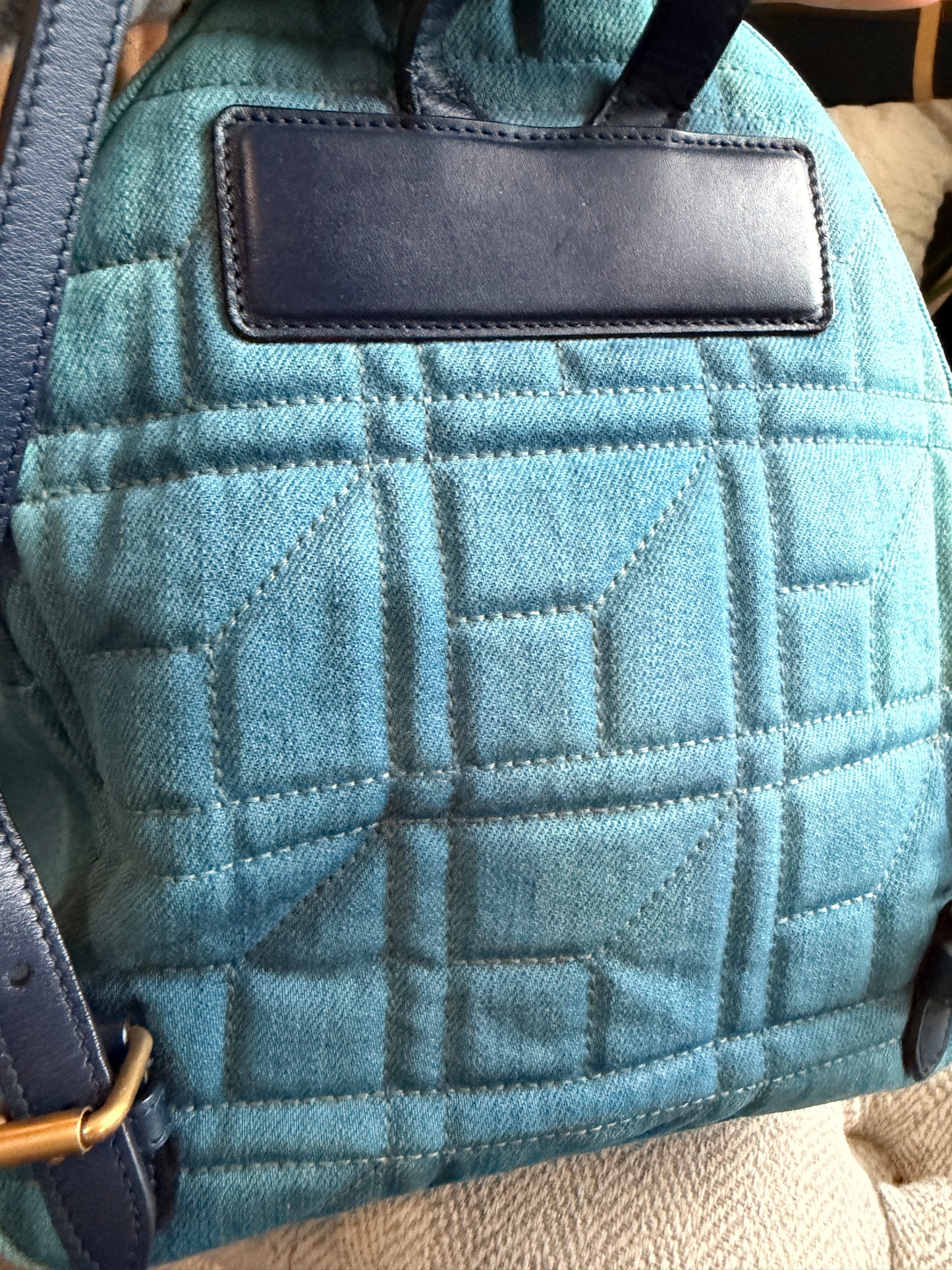 GUCCI Marmont Denim Backpack
