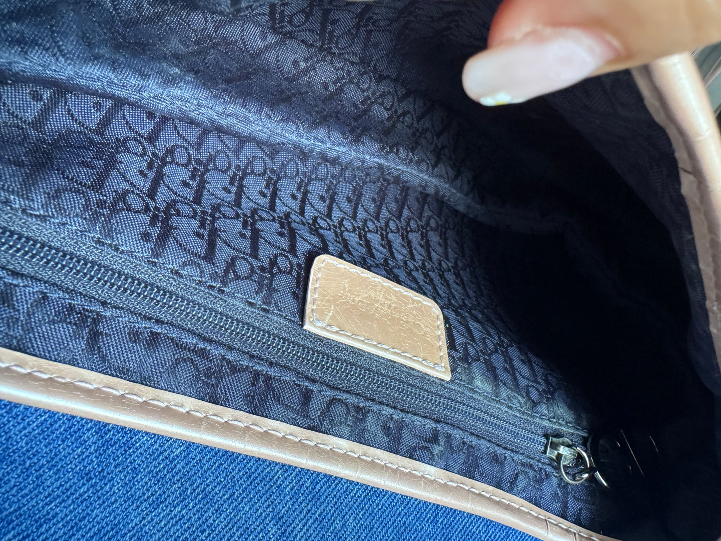 Dior Vintage Denim Saddle