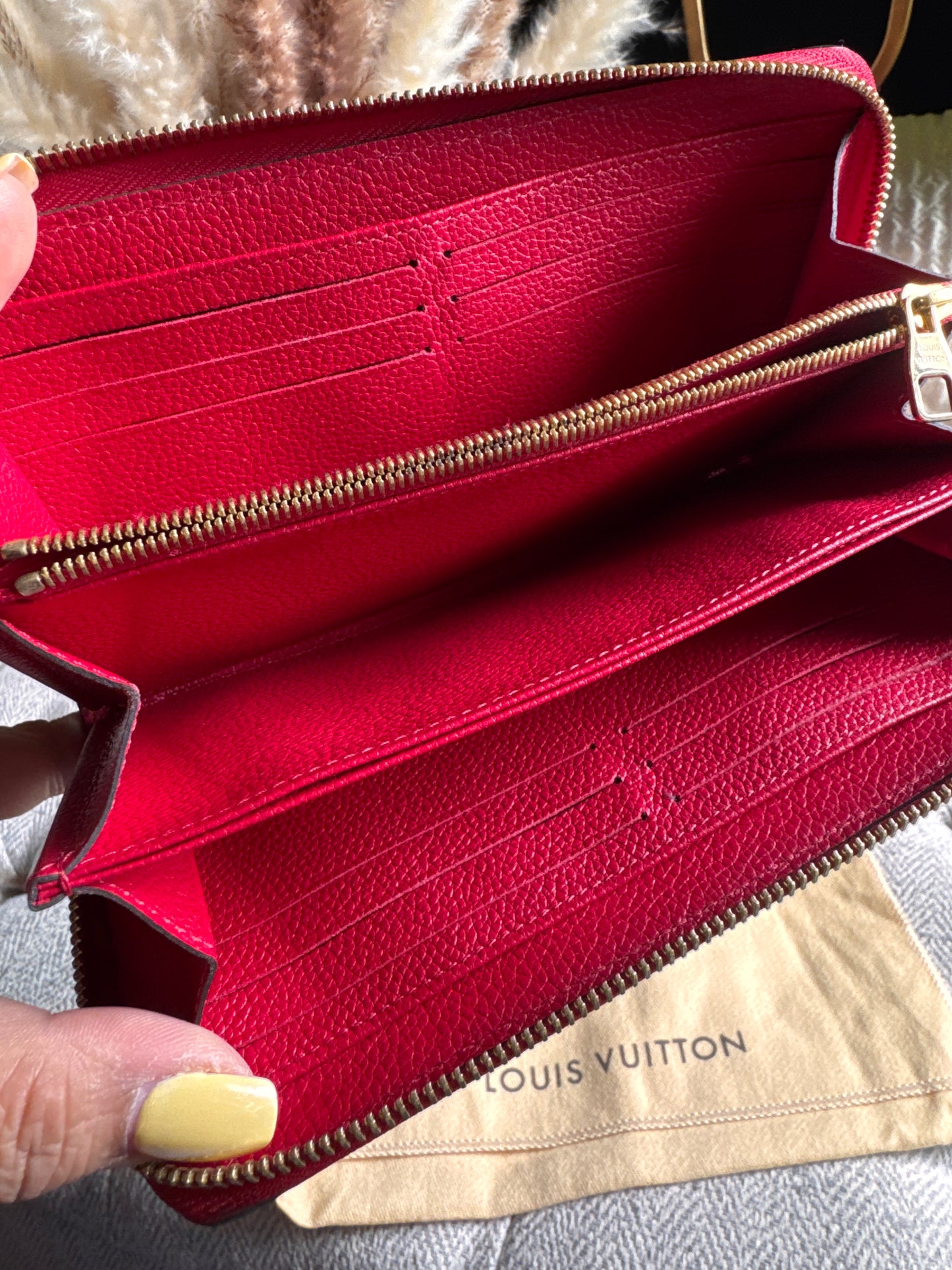 Louis Vuitton Empreinte Zippy Wallet