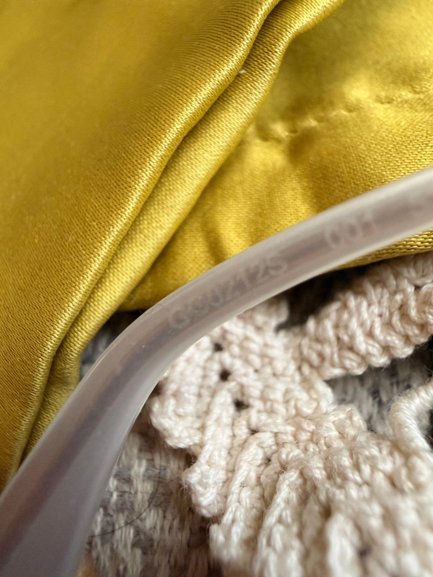 Gucci Black Acrylic Cat-Eye Sunglasses with Pearl Details