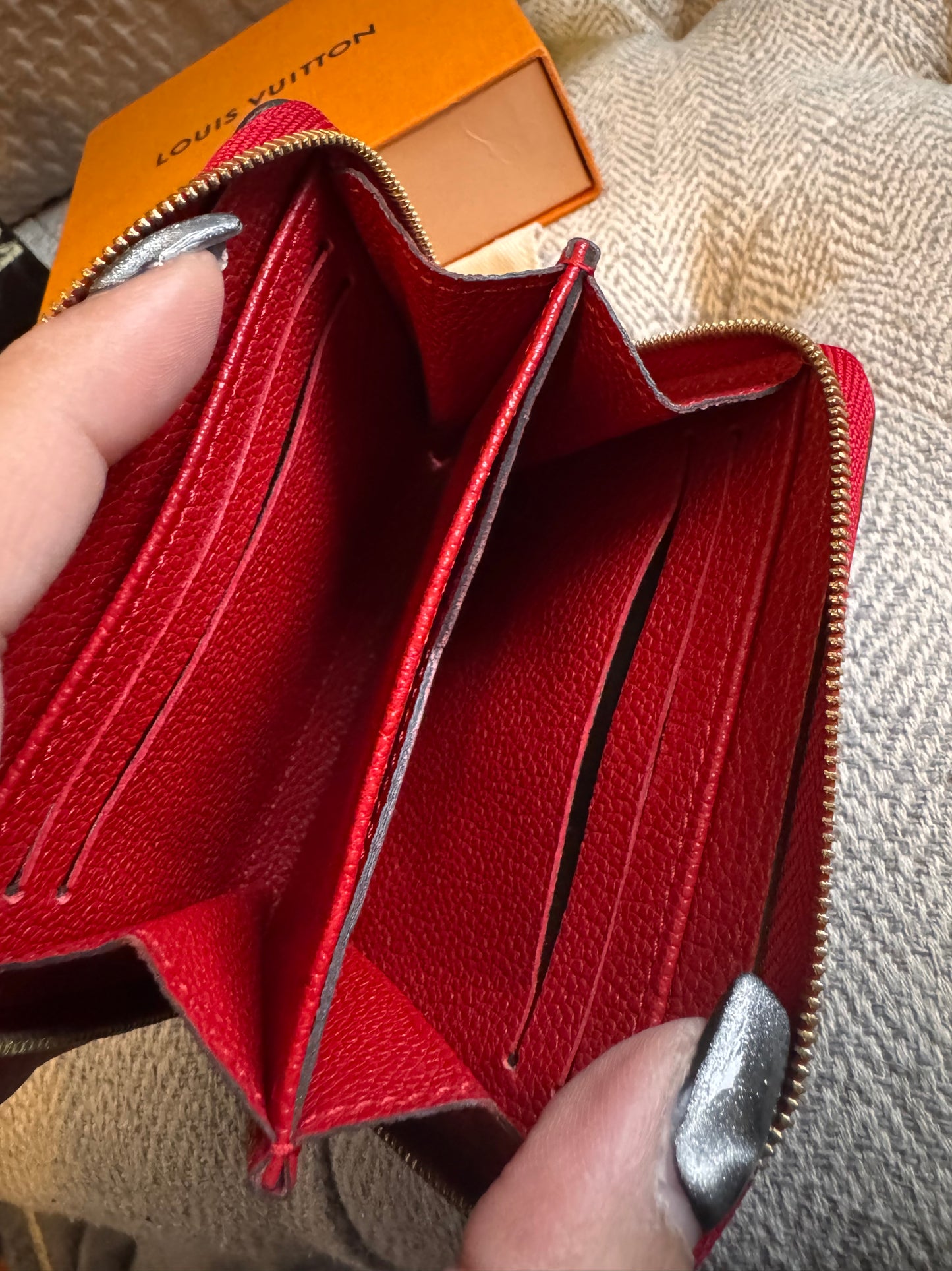 Louis Vuitton Zippy Coin Purse in Empreinte