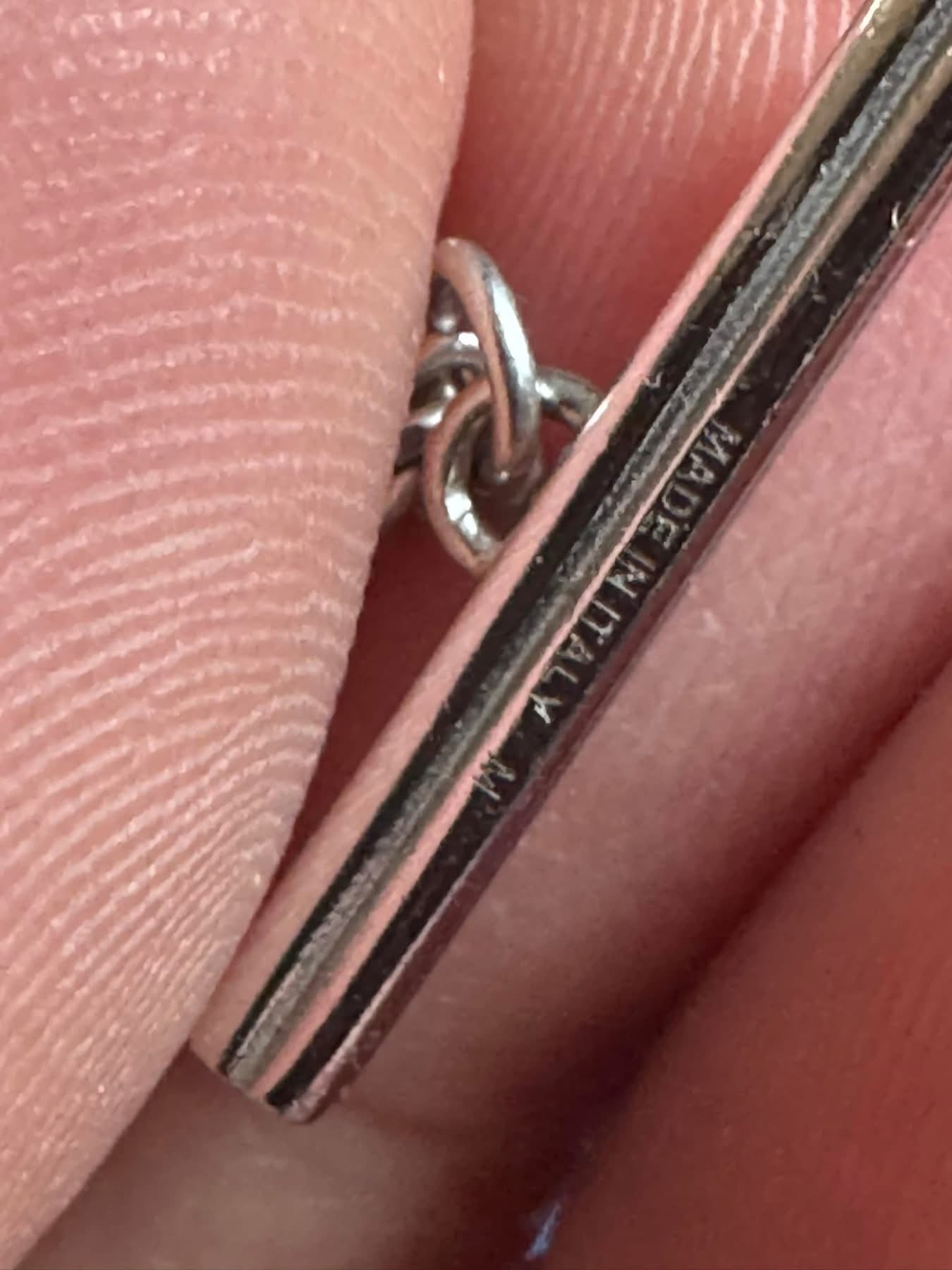 LOEWE Sterling Silver Anagram Toggle Bracelet