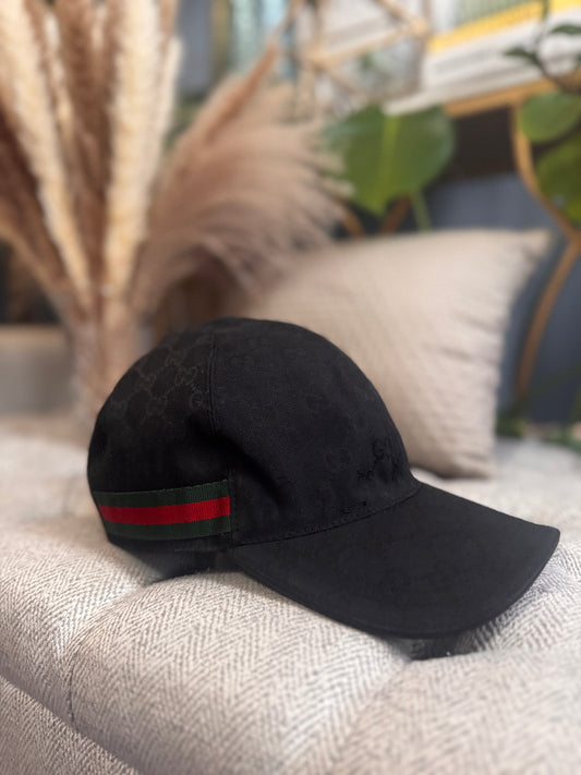 Gucci GG baseball hat with Web size L