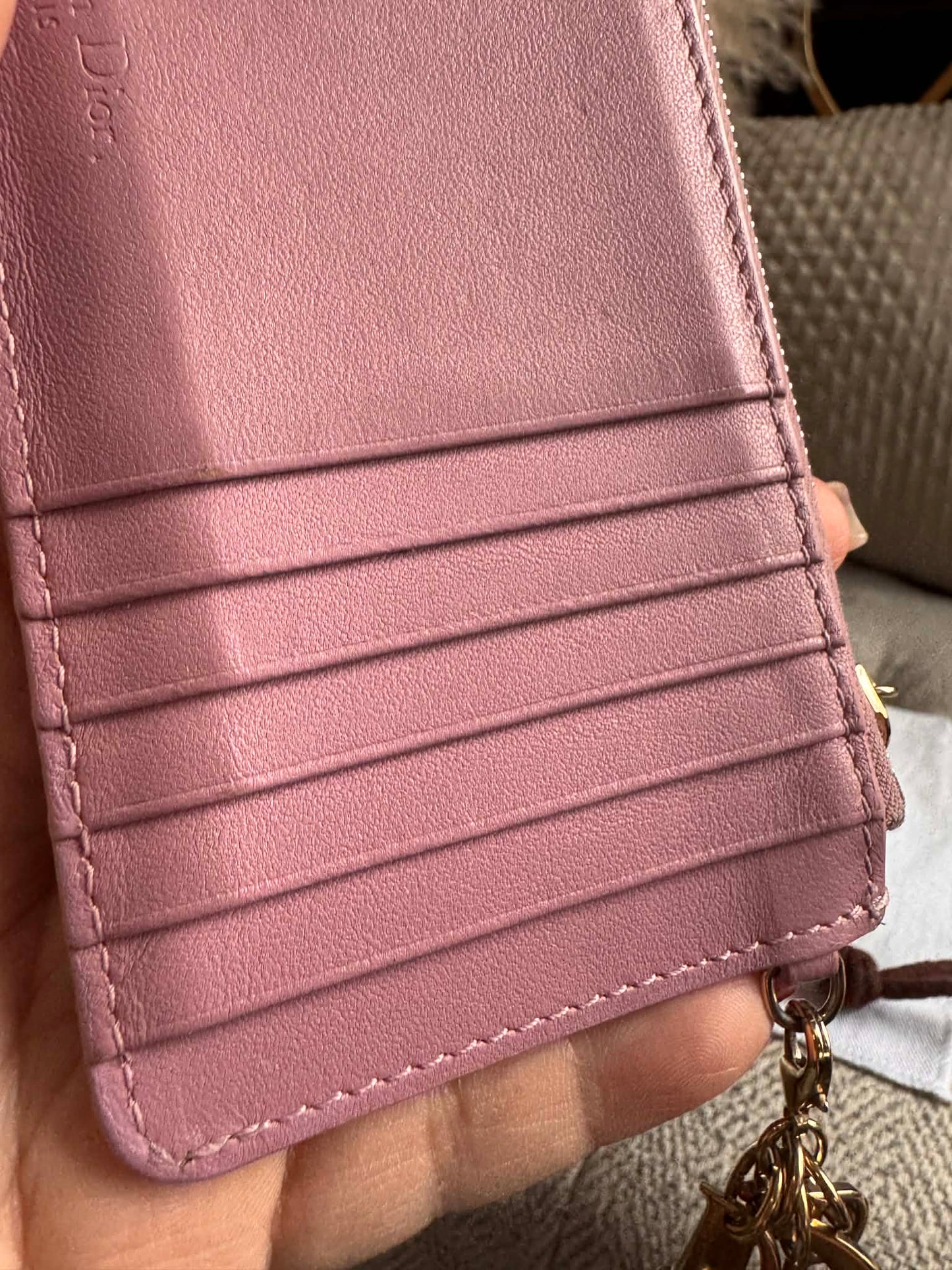 Dior Zippy Cardholder