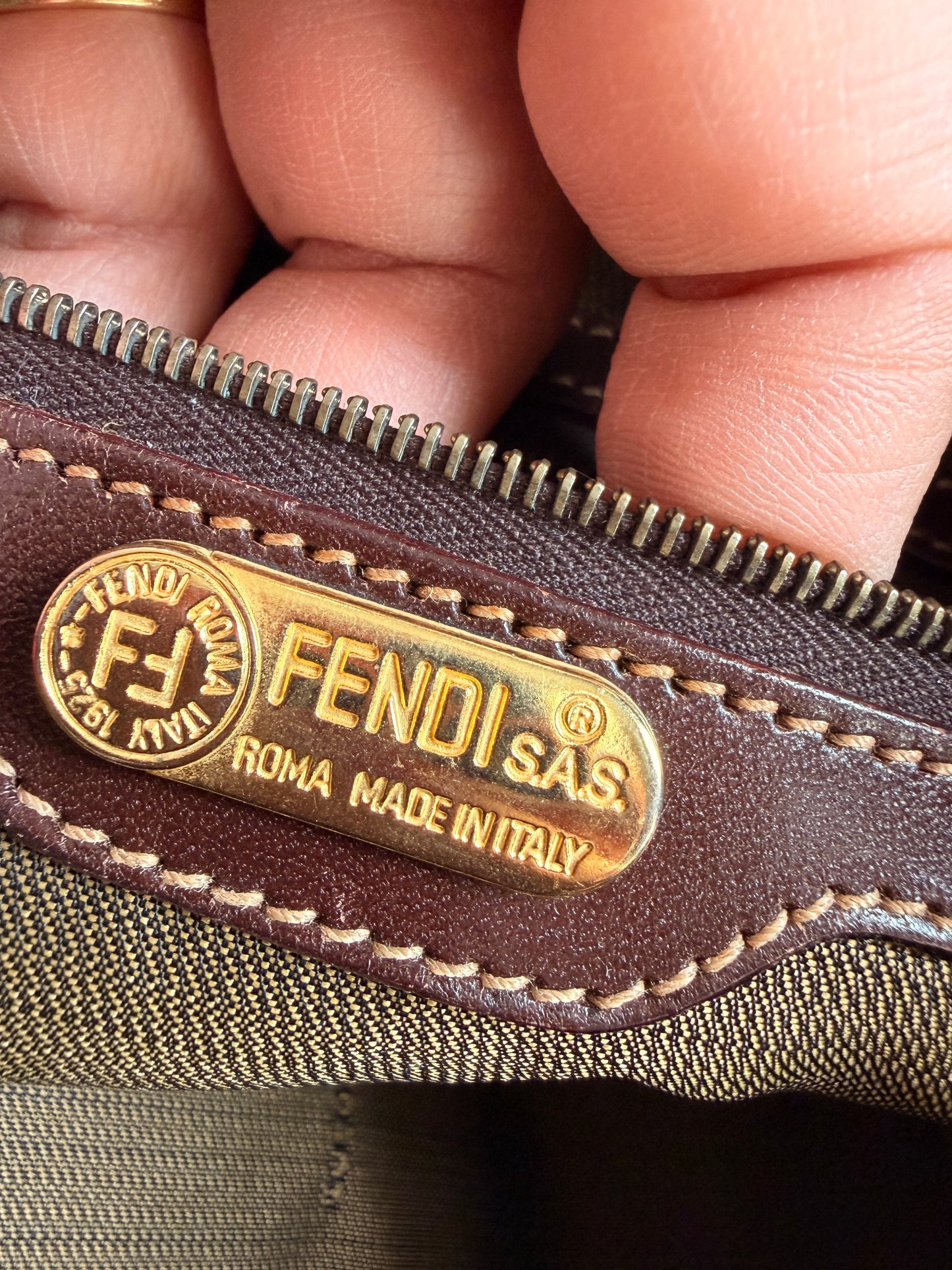Fendi Vintage Zucca Tote
