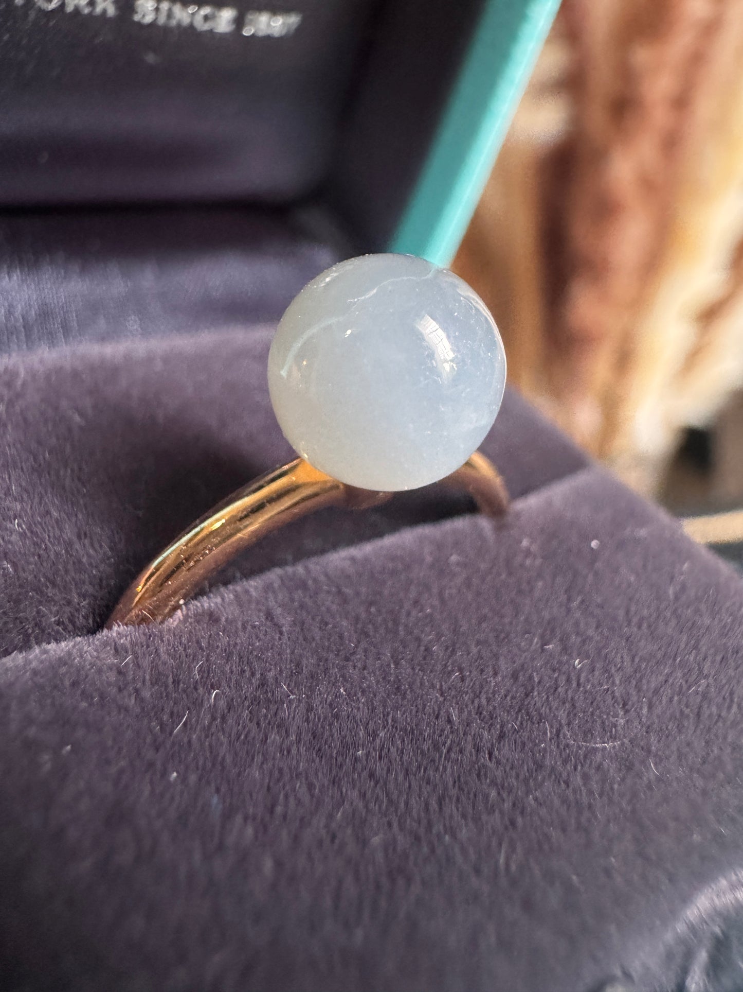 Tiffany & Co Retired and HTF Moonstone 18k RH Ring