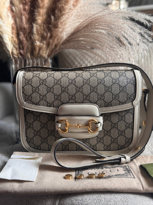 Gucci GH Supreme Horsebit 1955 Bag