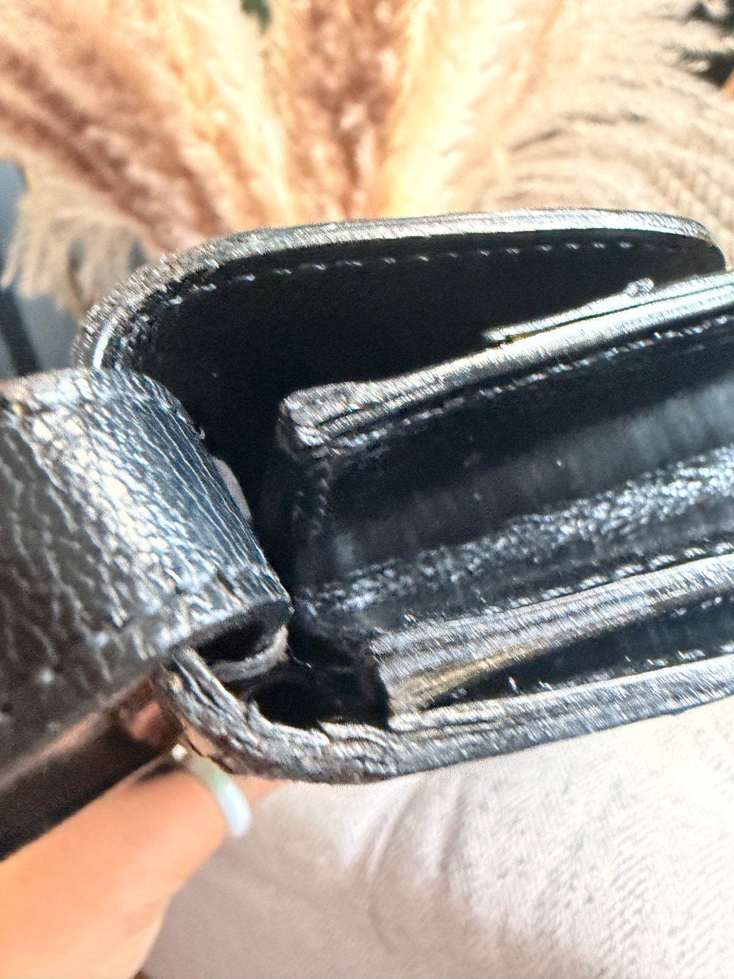 YSL Vintage Leather Shoulder Bag/Clutch