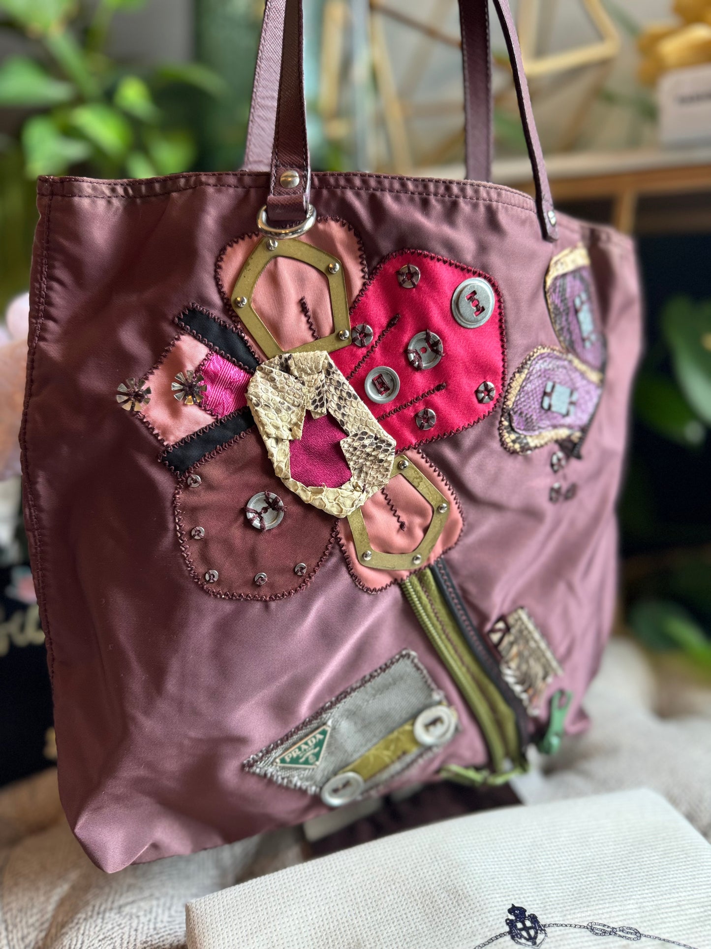 Prada Flower Tote