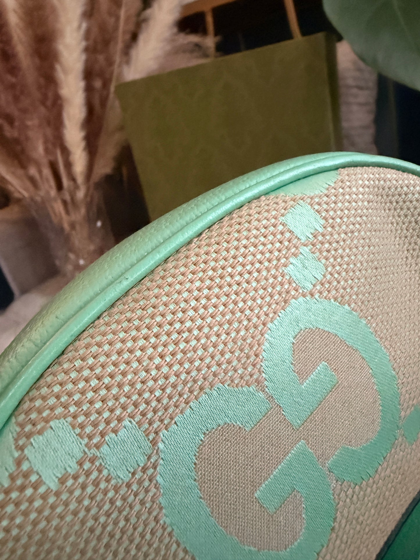 Gucci Jumbo GG Half-moon Mini Hobo