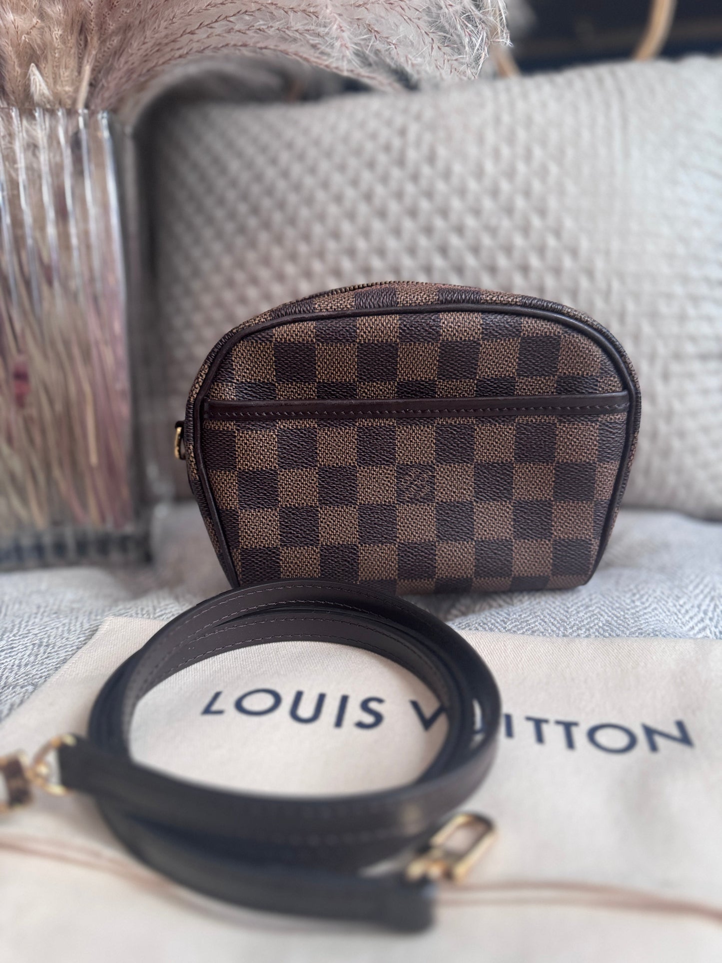 Louis Vuitton Damier Ebene Ipanema Pouch