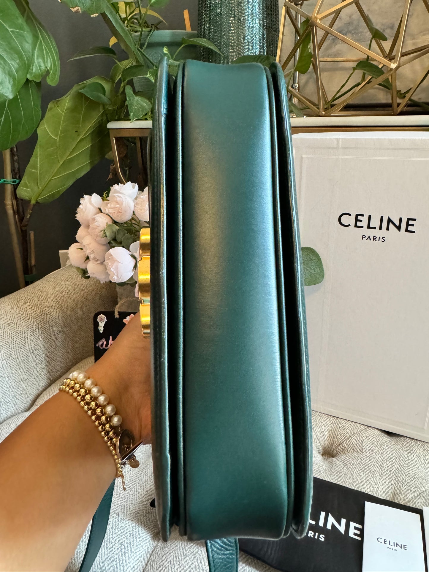 Celine Classique Triomphe in Amazone