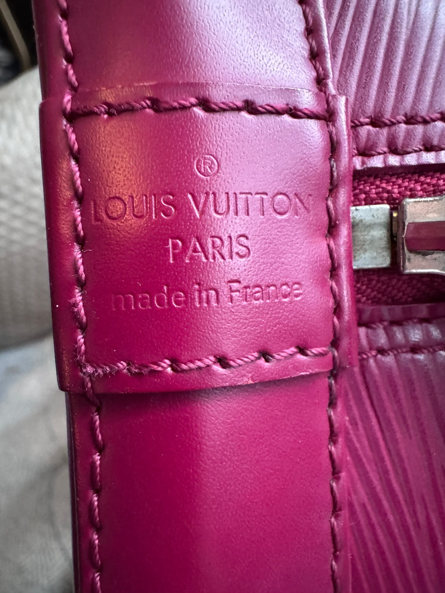 Louis Vuitton Epi Alma PM -New Model (with feet)