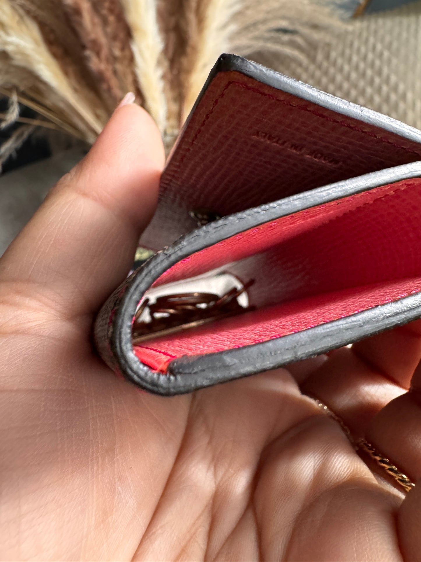 Fendi 6 hook Keycase in Zucca