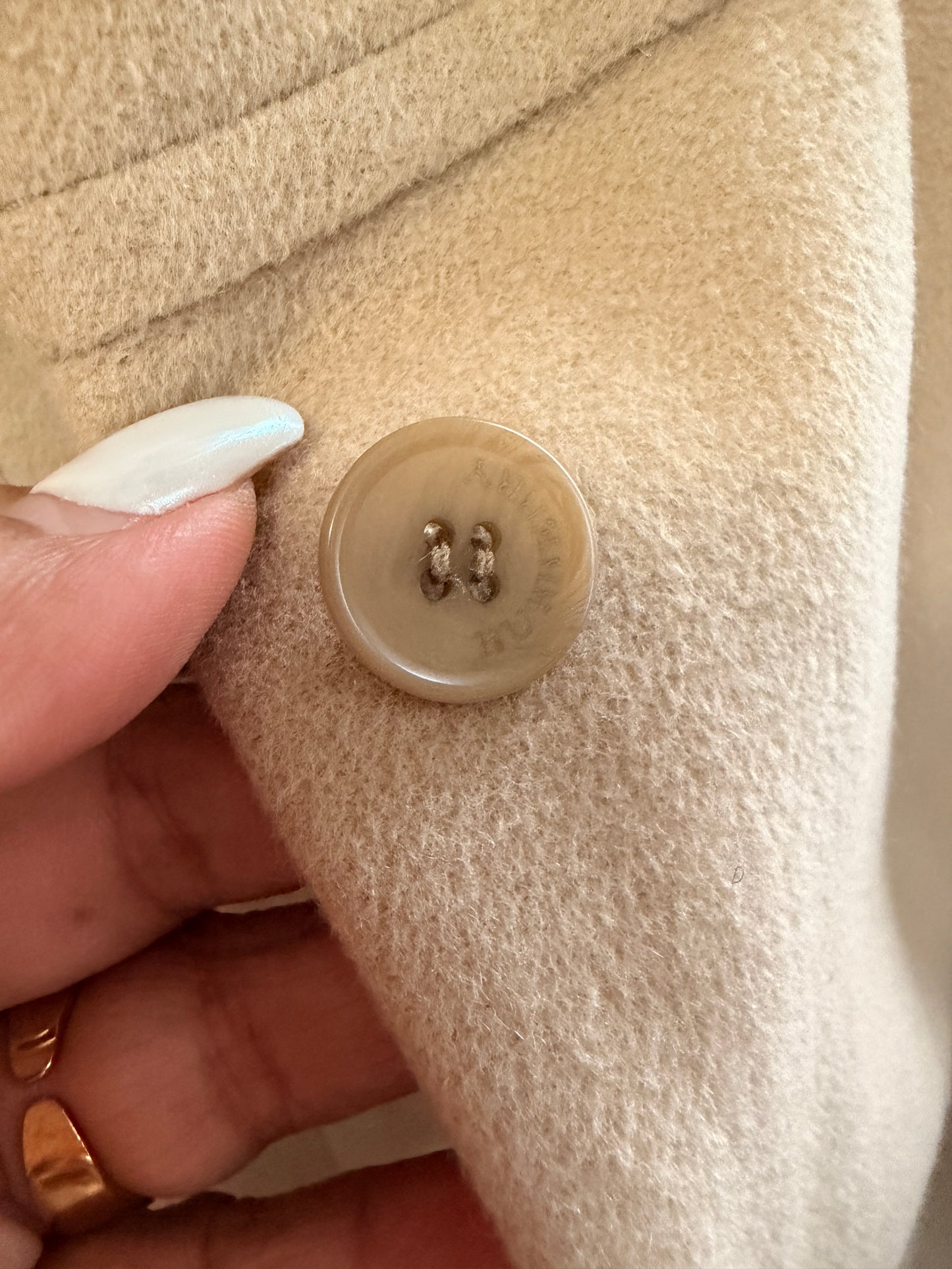 Burberry Classic Angora Blend Coat sz 40