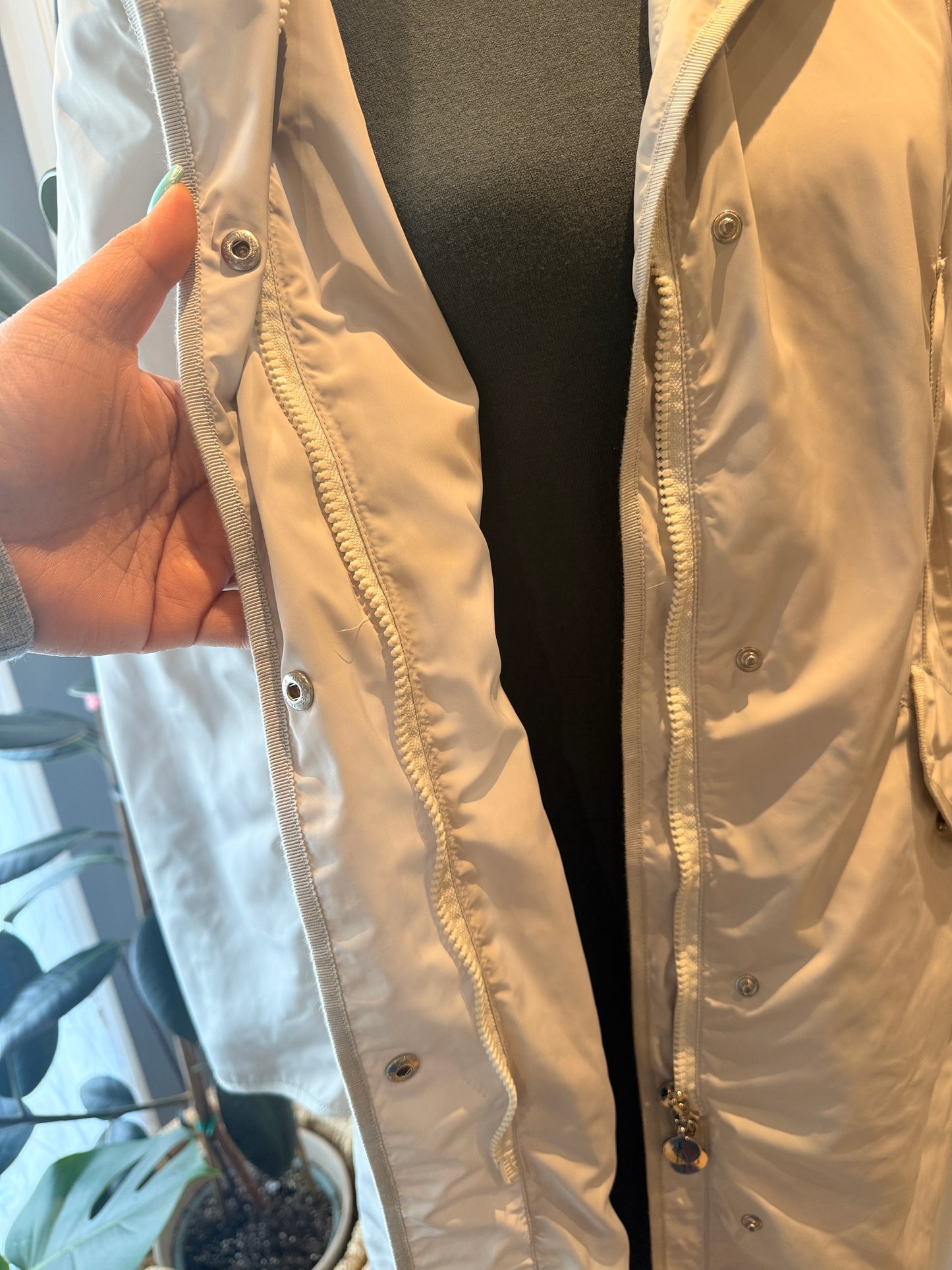 Moncler Hooded Windbreaker in size 2
