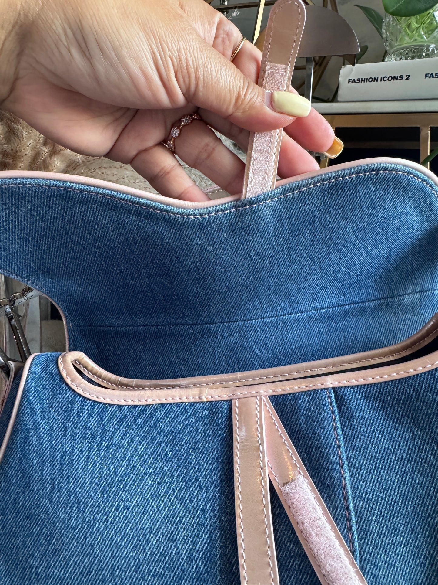 Dior Vintage Denim Saddle