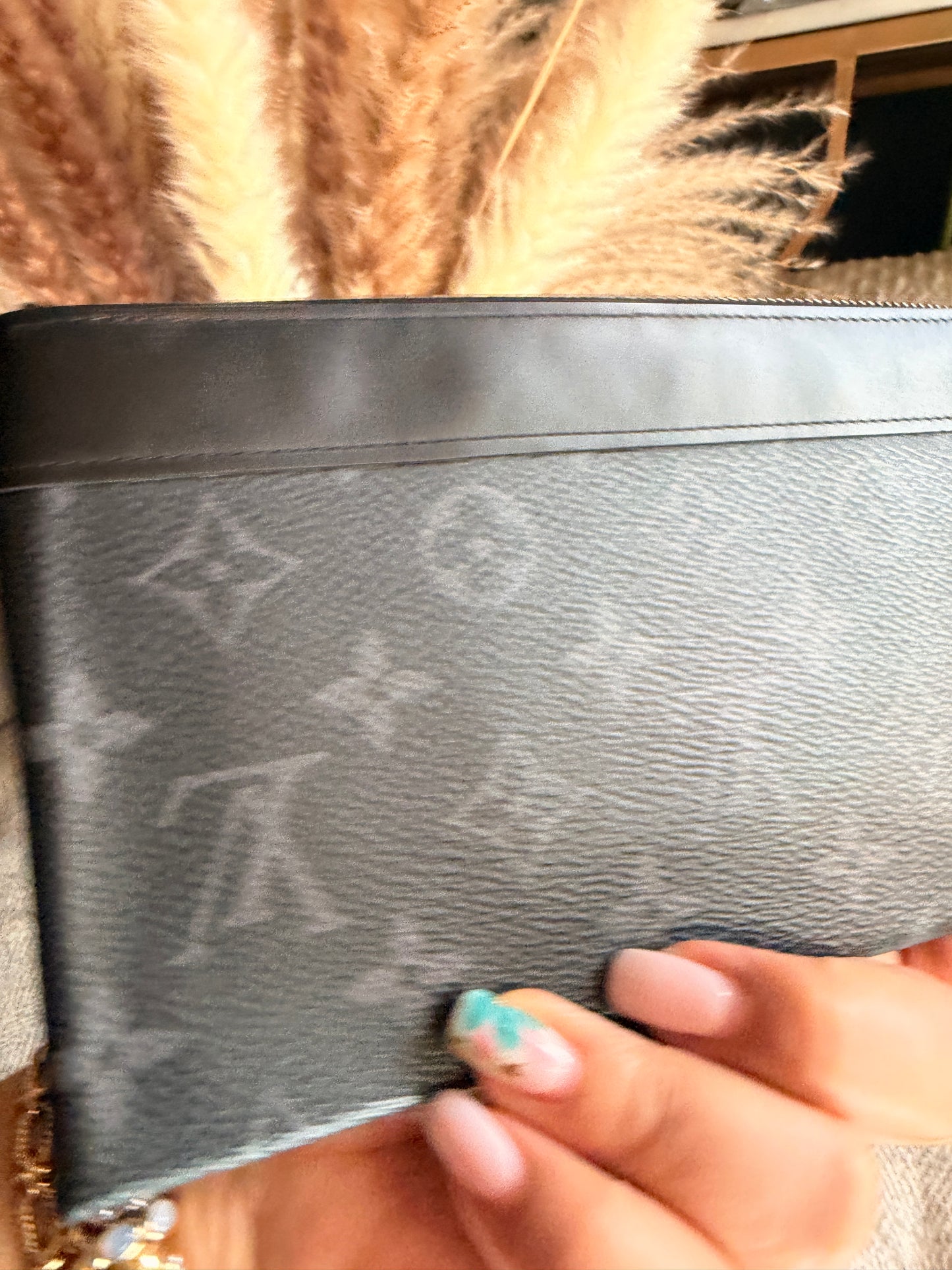 LOUIS VUITTON Monogram Eclipse Pochette Discovery Pm