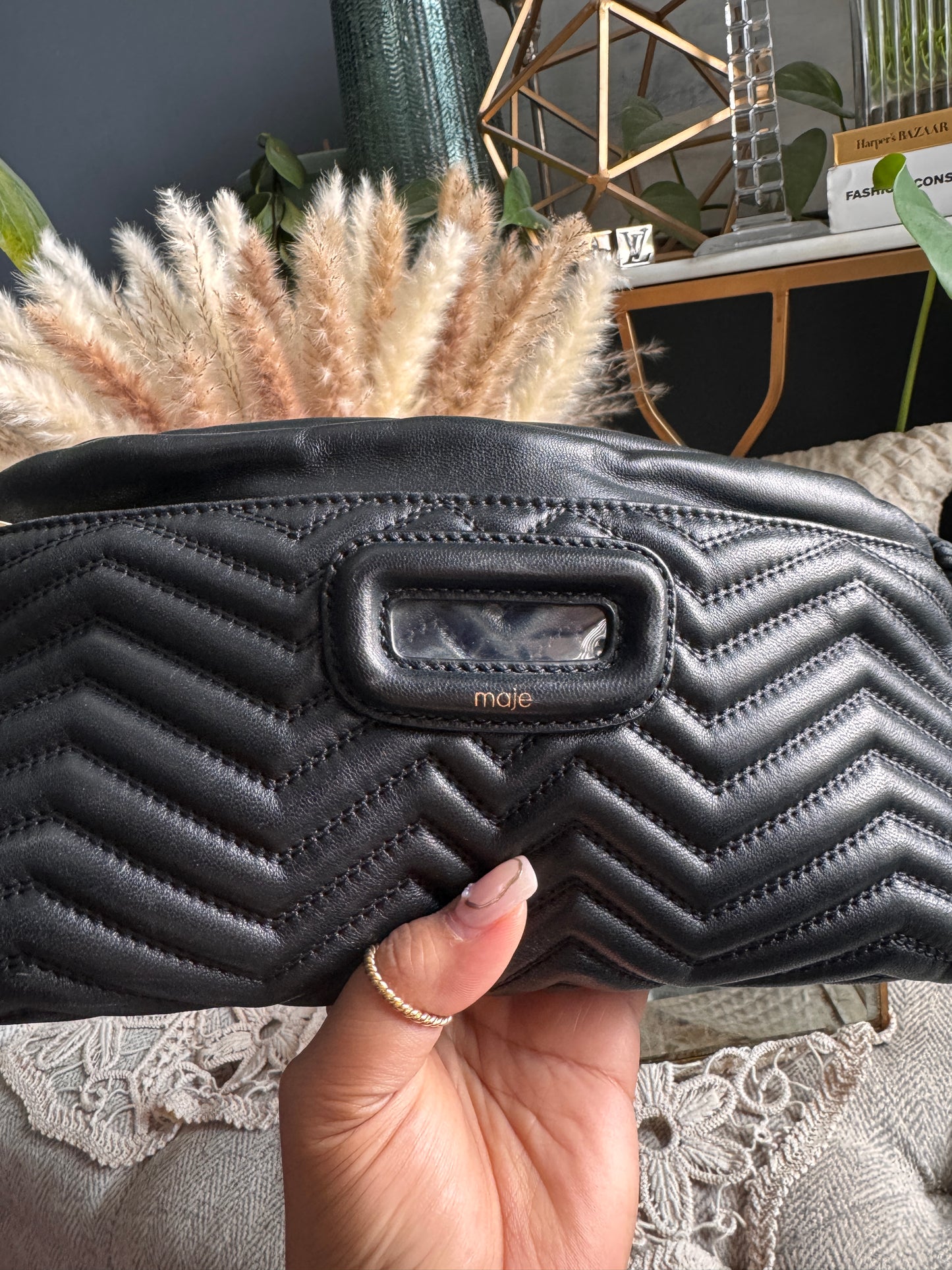 MAJE Leather Beltbag
