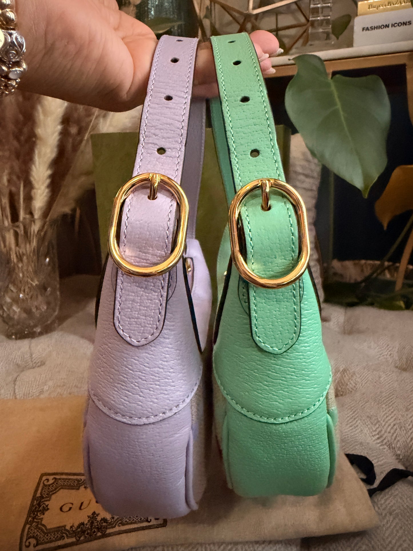 Gucci Jumbo GG Half-moon Mini Hobo