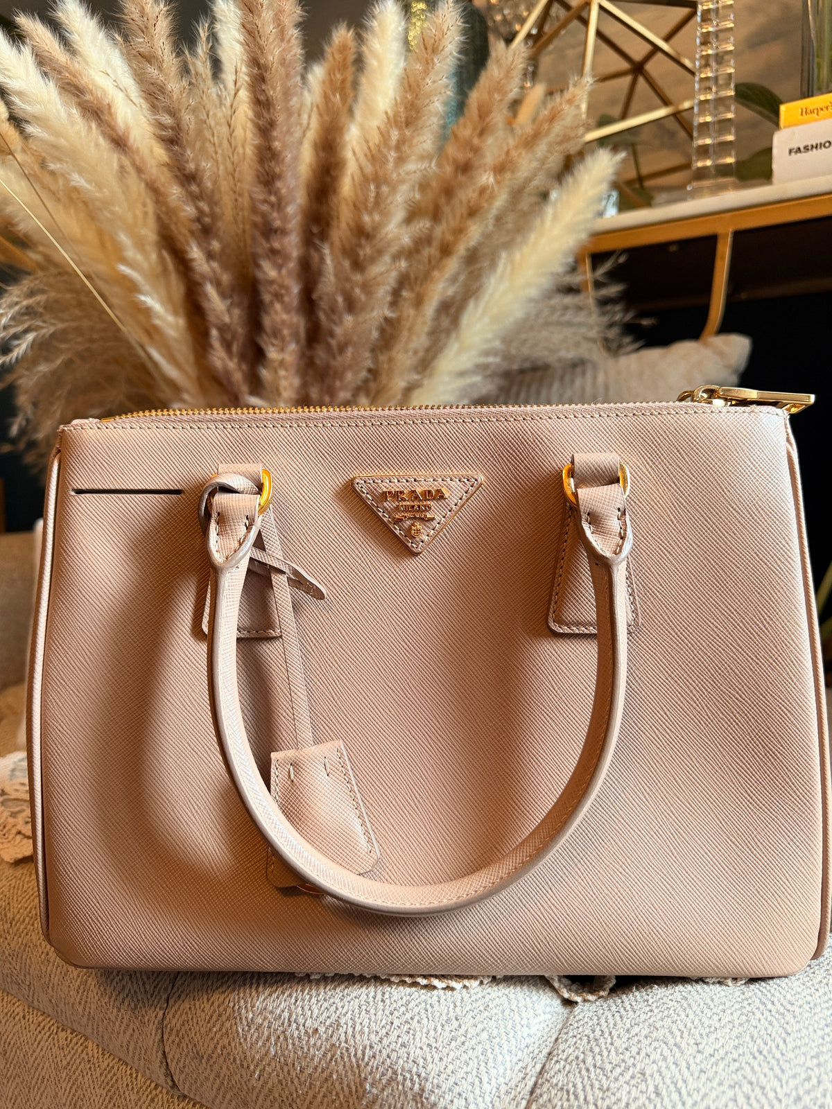 Prada Galliera in Blush- Saffiano