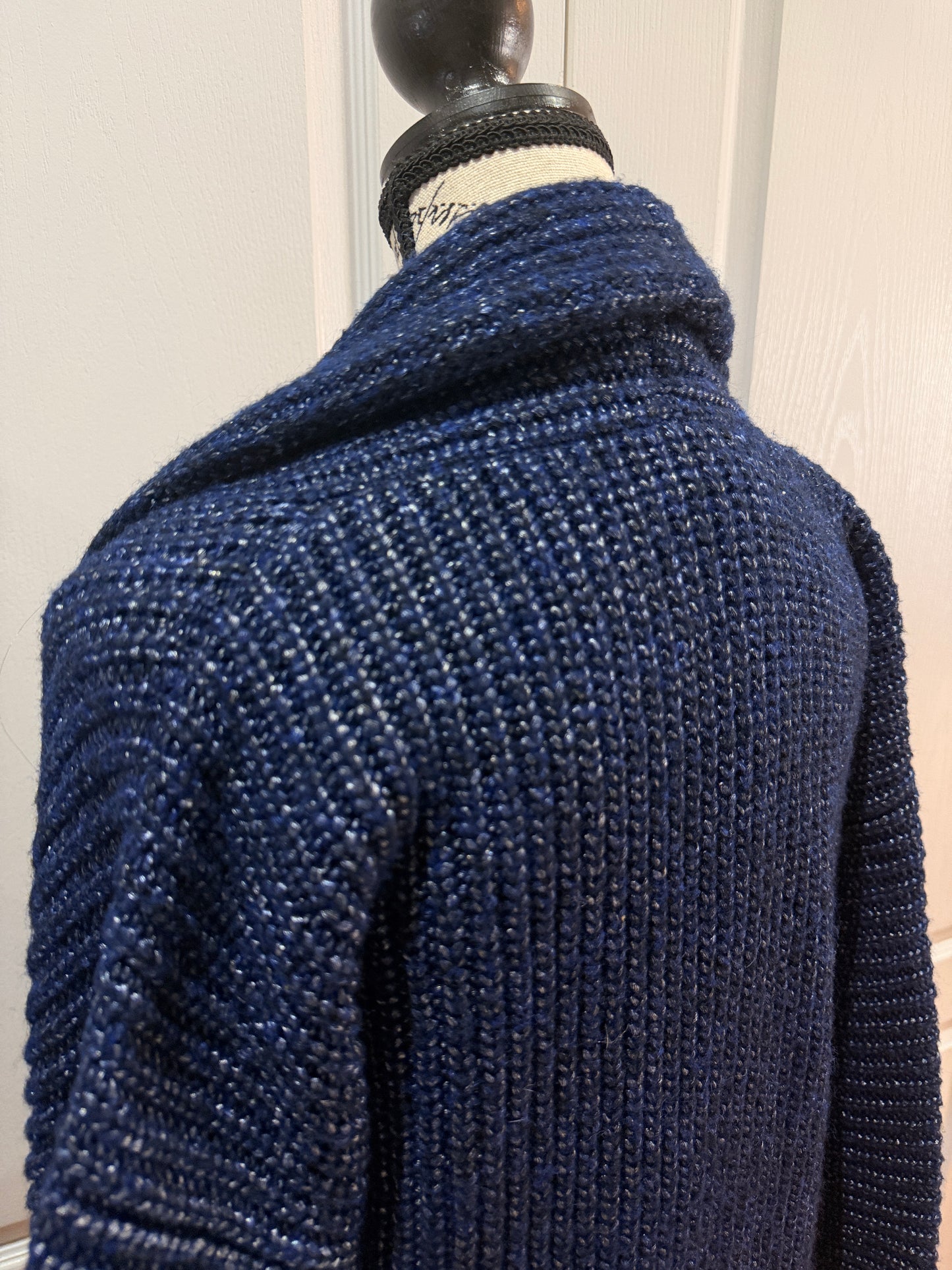 Escada Navy Blue Cardigan-Medium