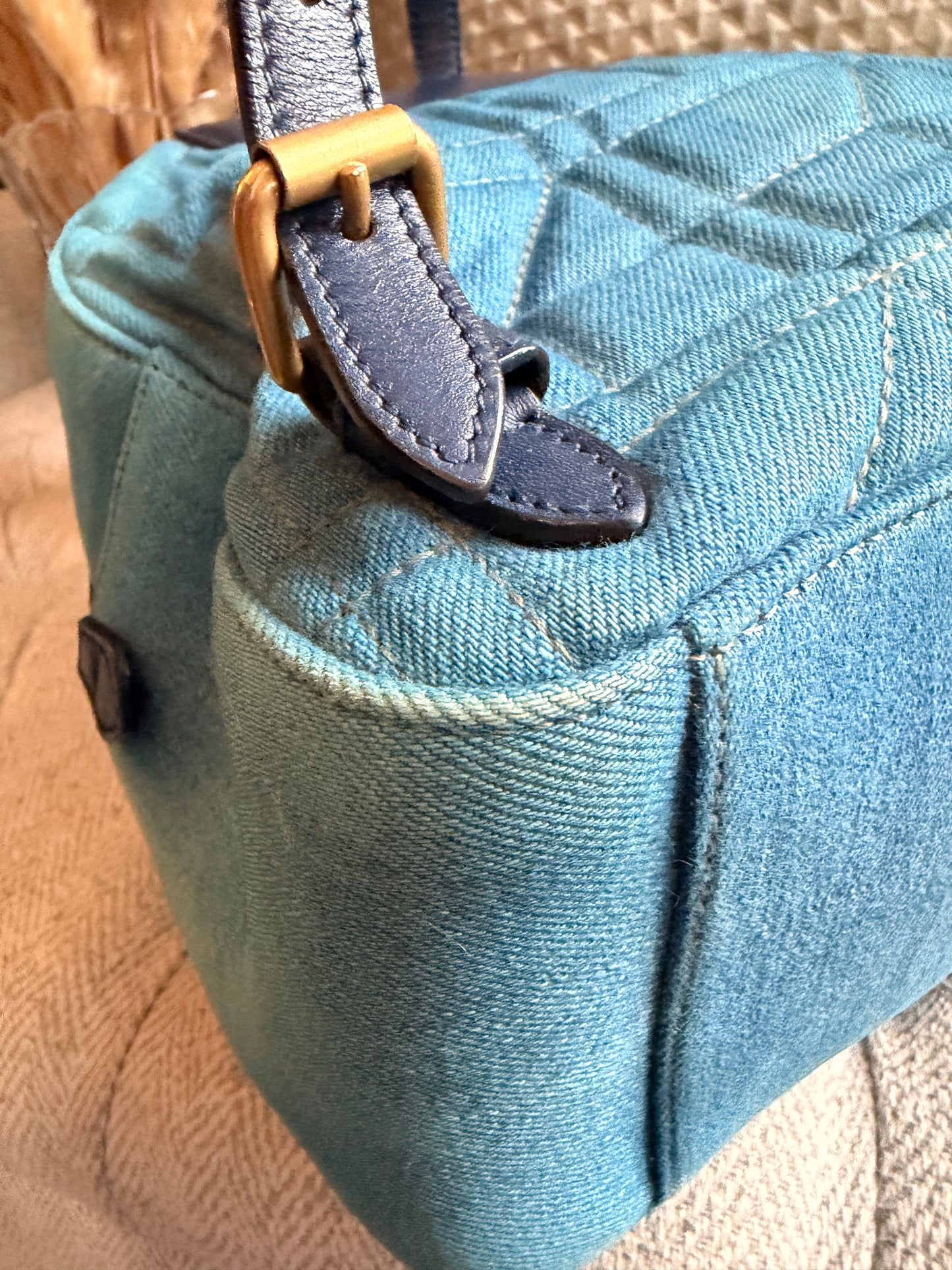 GUCCI Marmont Denim Backpack