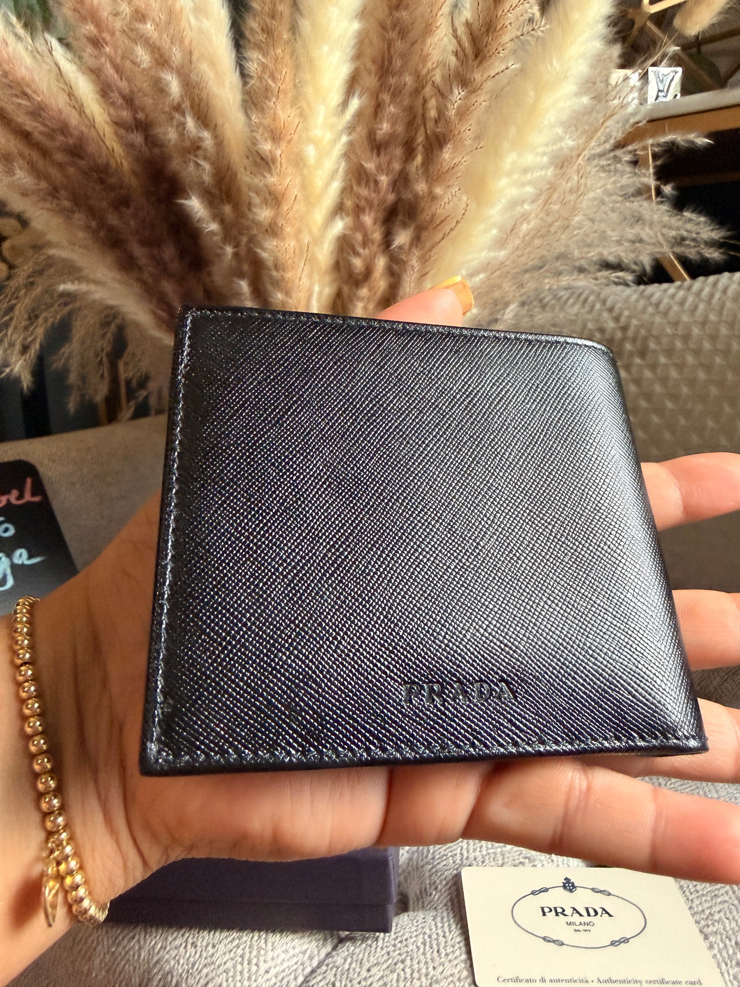 Prada Men’s Wallet in Saffiano Leather
