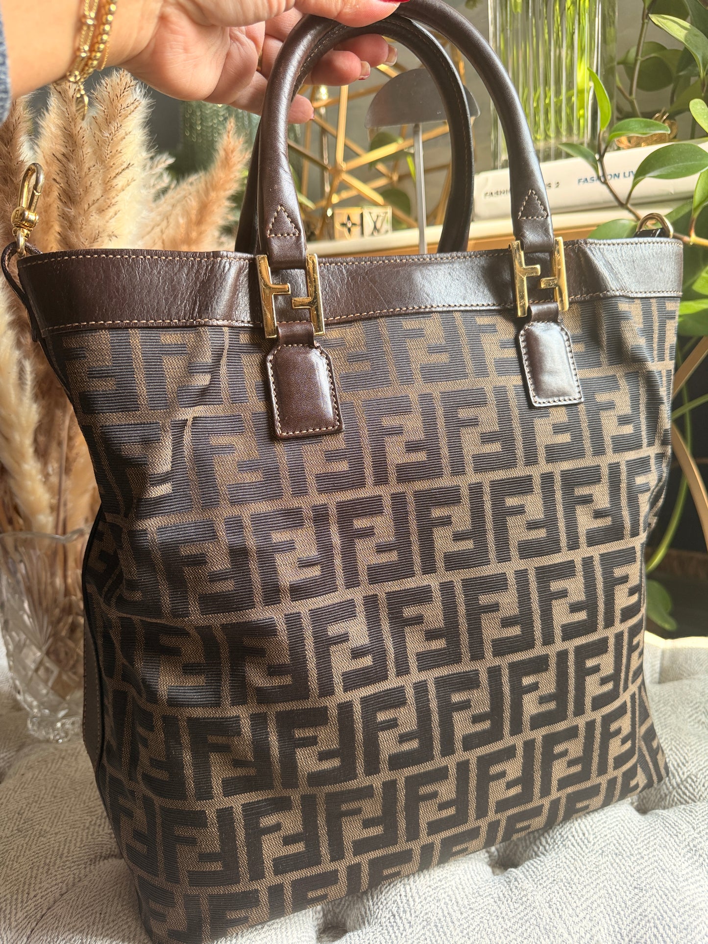 Fendi Vintage Zucca Tote