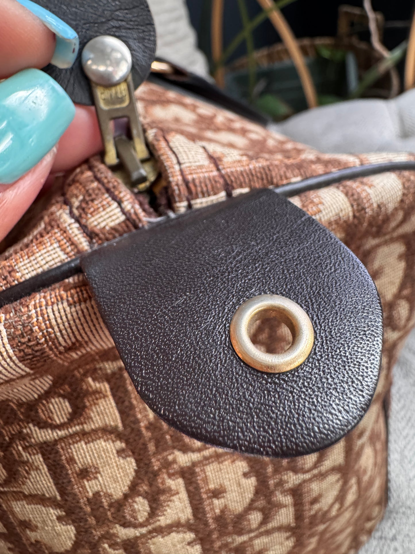 Dior Vintage Trotter Boston Bag