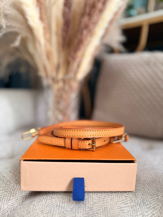 LOUIS VUITTON Adjustable Vachetta Crossbody Strap