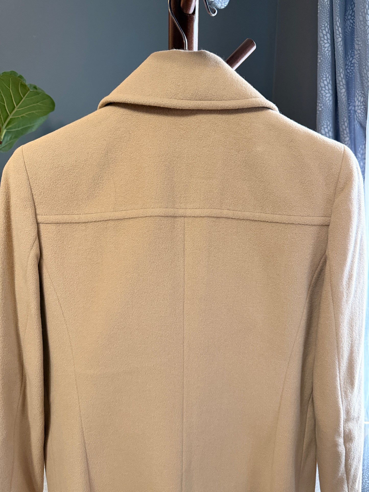 Burberry Classic Angora Blend Coat sz 40
