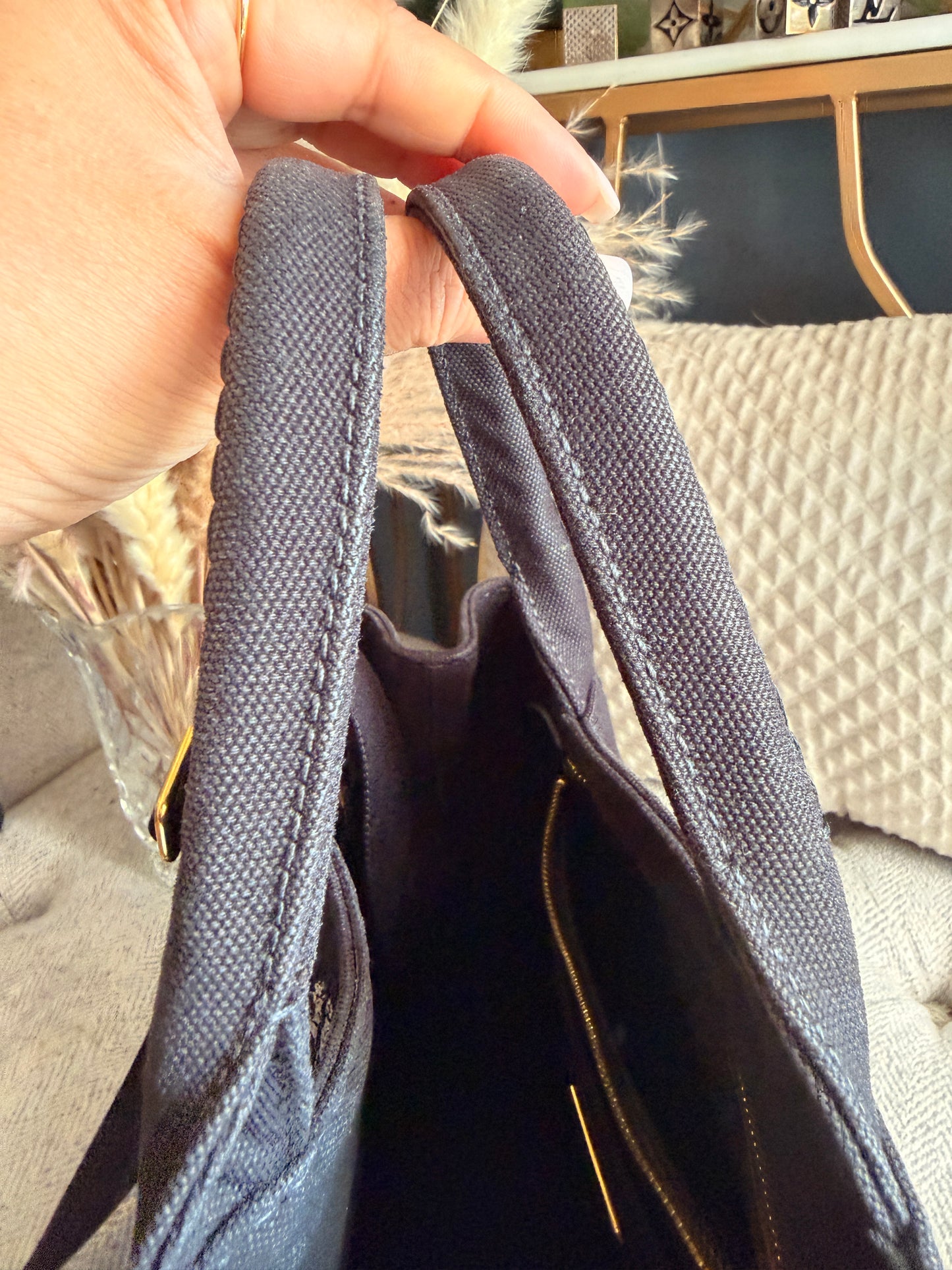 Prada Canapa Small Tote
