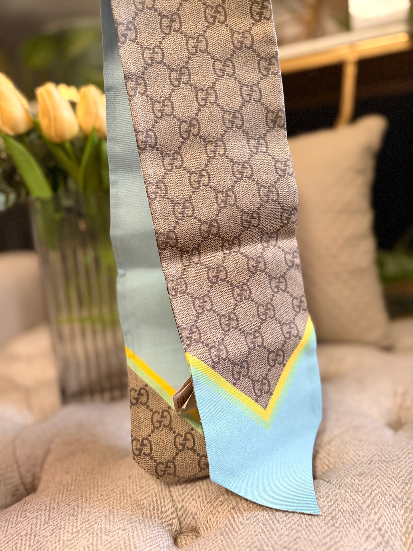 Gucci Bananya Scarf/Twilly Brand New